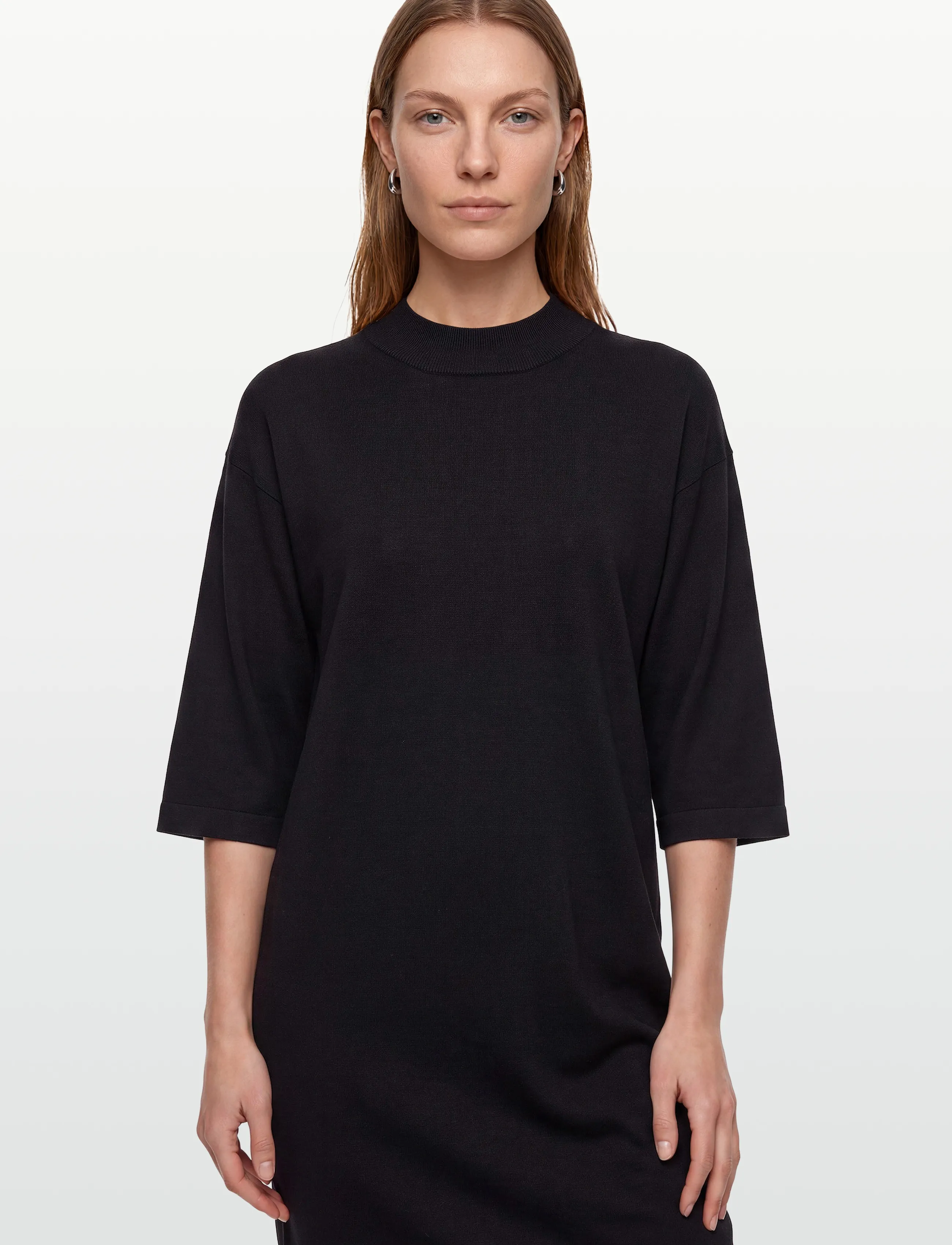 FREE/QUENT - FQCONNY-DRESS - kootud kleidid - black - 3