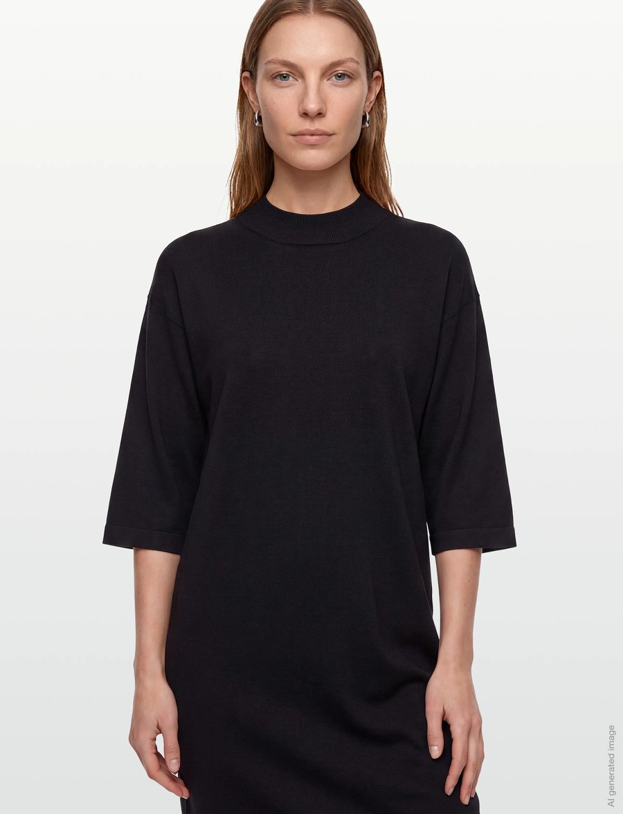 FREE/QUENT - FQCONNY-DRESS - strickkleider - black - 3