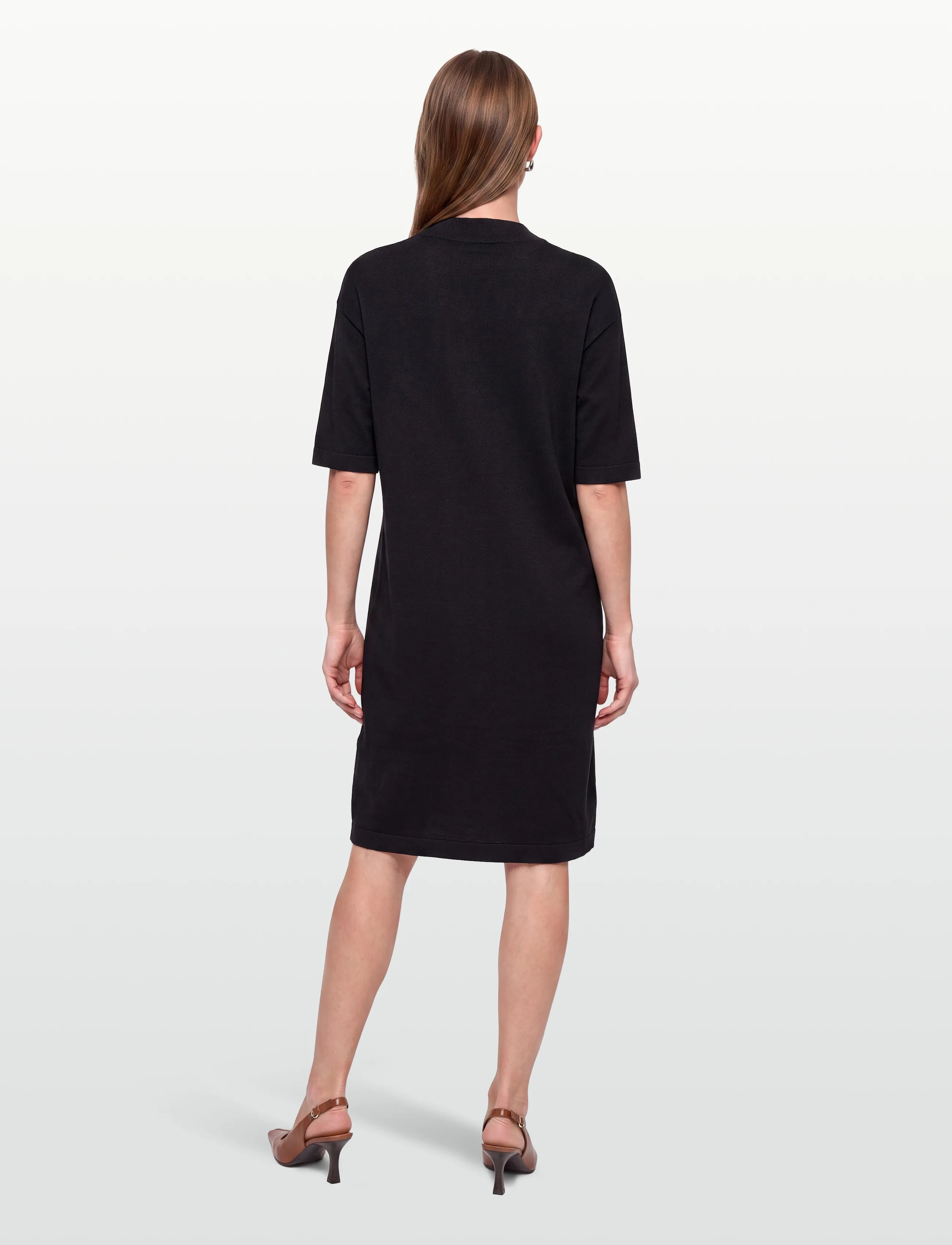 FREE/QUENT - FQCONNY-DRESS - kootud kleidid - black - 4