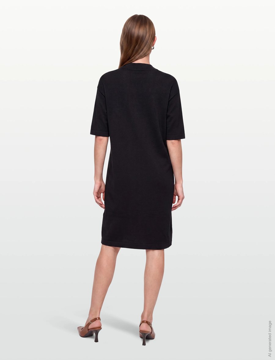 FREE/QUENT - FQCONNY-DRESS - strickkleider - black - 4