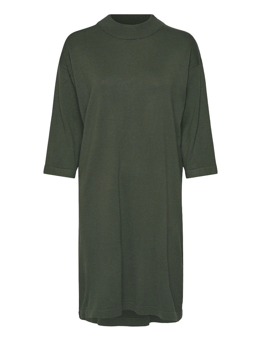 FREE/QUENT - FQCONNY-DRESS - strickkleider - kombu green - 1