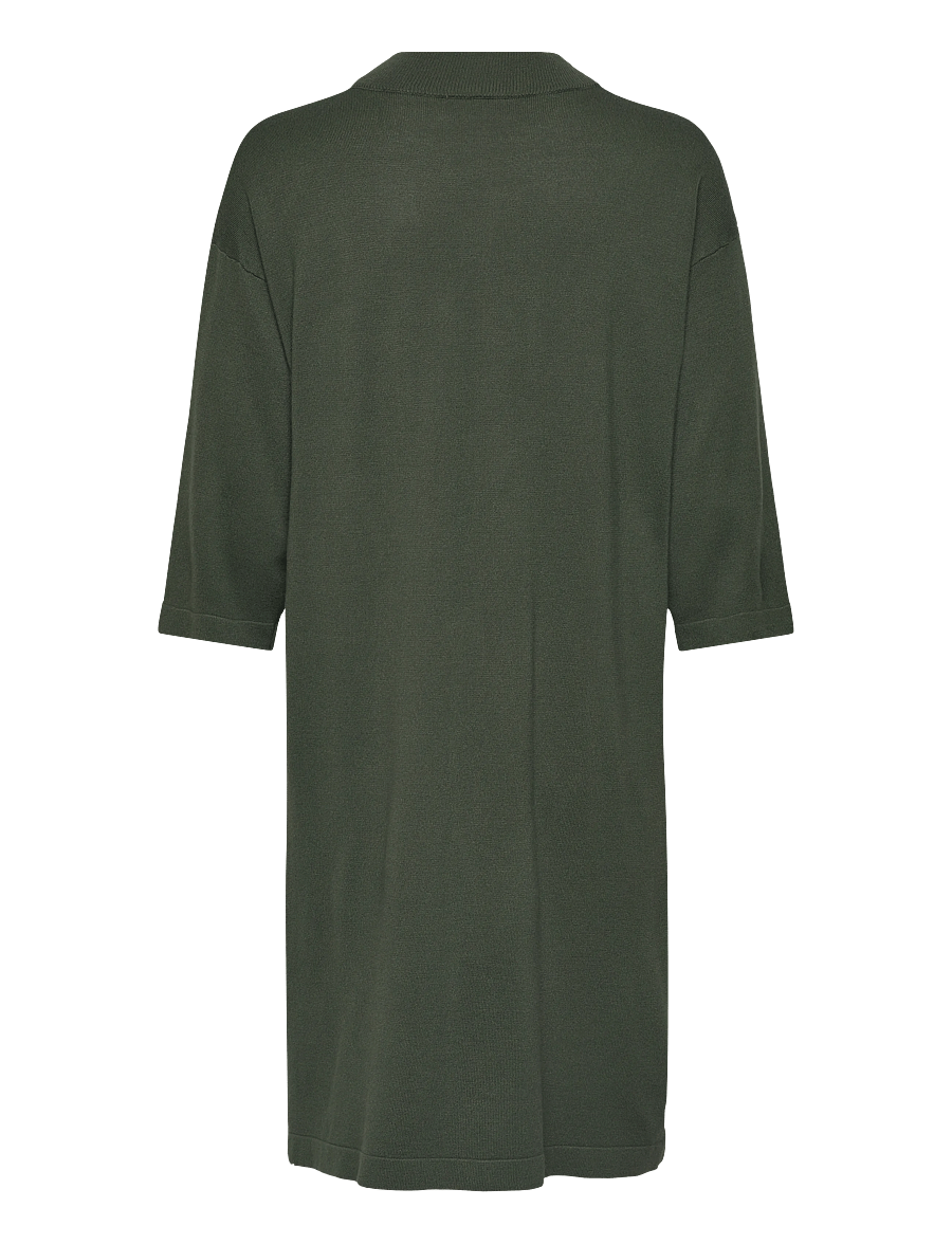 FREE/QUENT - FQCONNY-DRESS - strickkleider - kombu green - 2