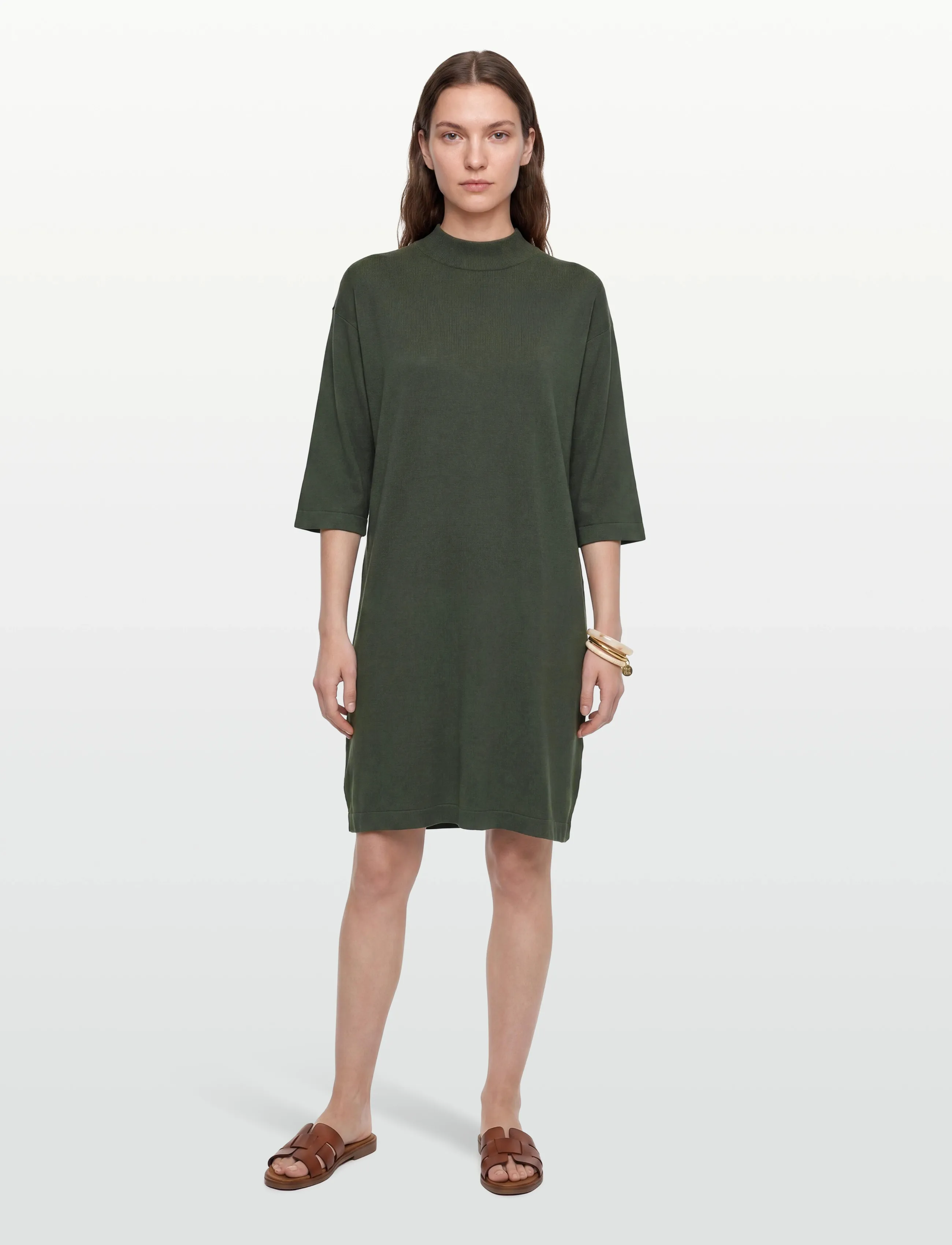 FREE/QUENT FQCONNY-DRESS - Tøj - KOMBU GREEN / green