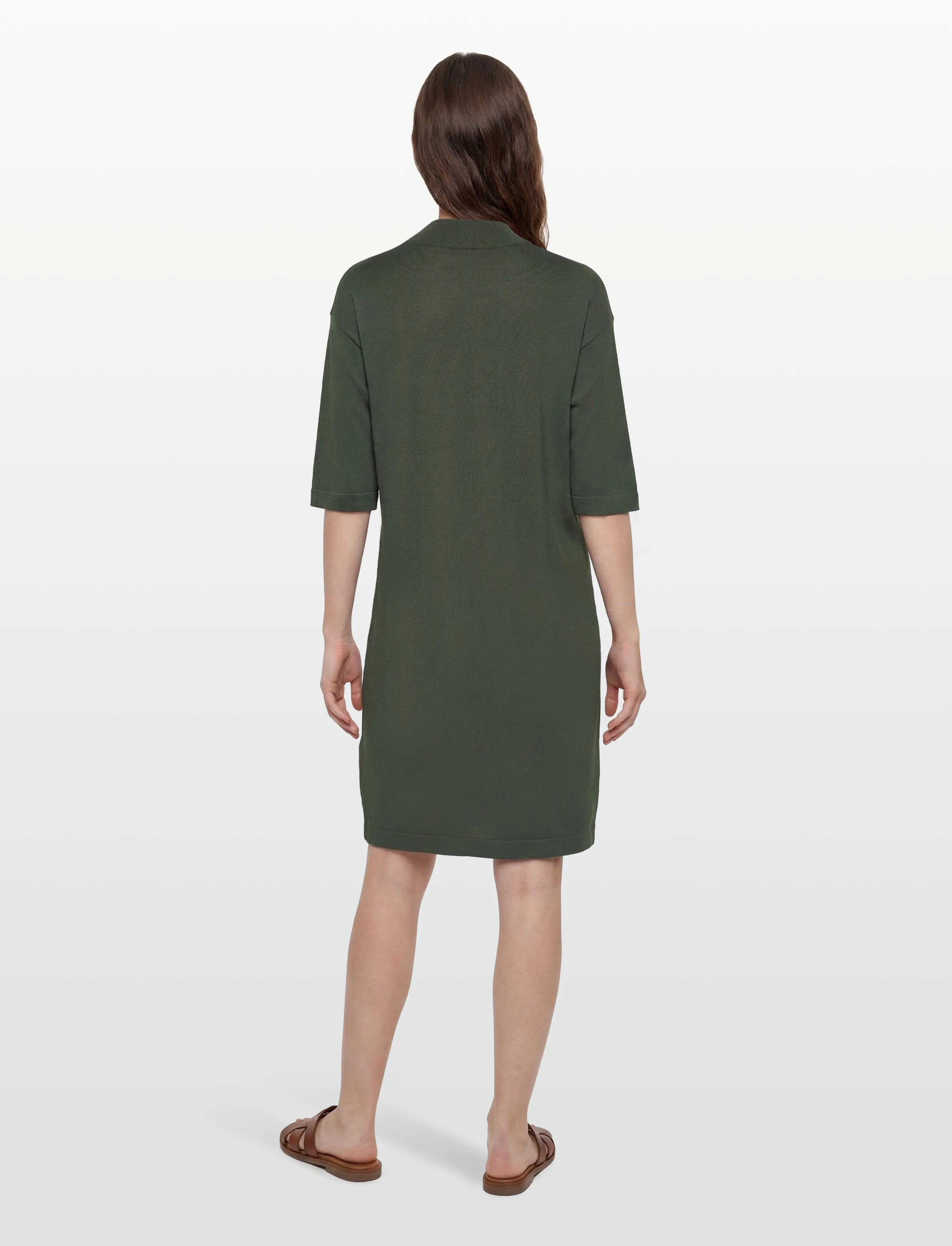 FREE/QUENT - FQCONNY-DRESS - megztos suknelės - kombu green - 4