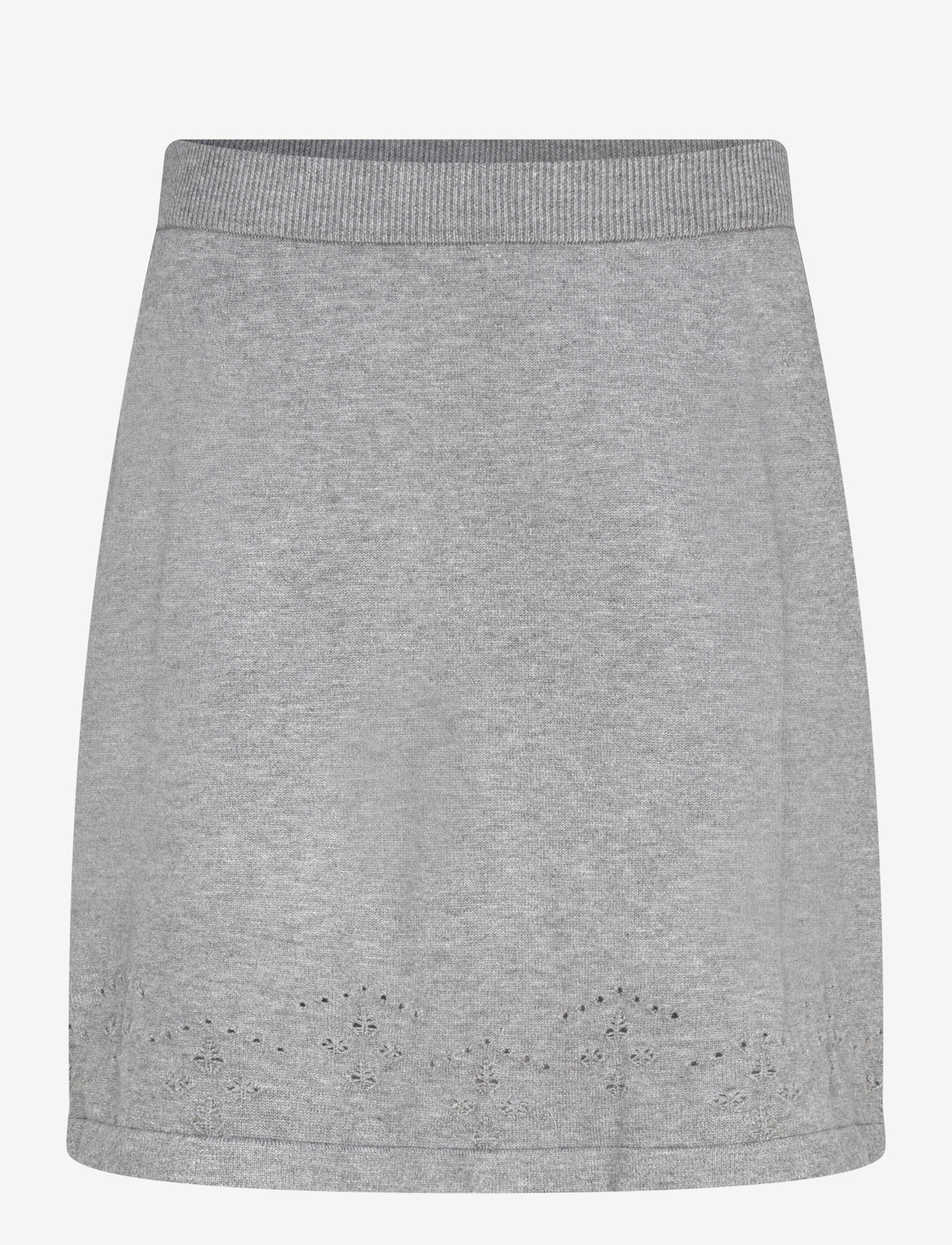FREE/QUENT - FQCLAURA-SKIRT - stickade kjolar - medium grey mlg. - 1