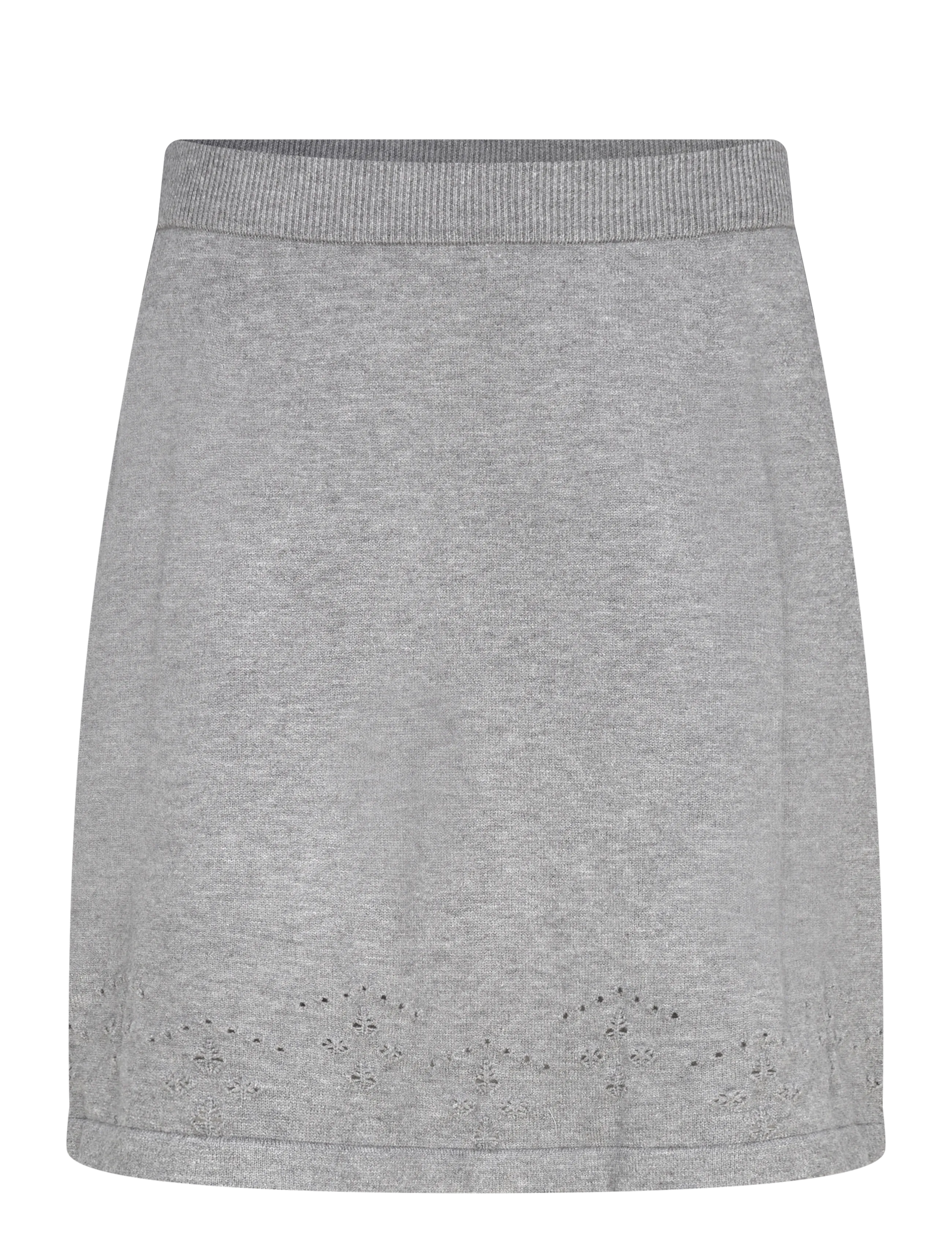 FREE/QUENT FQCLAURA-SKIRT - Transitional Layering - MEDIUM GREY MLG. / grey