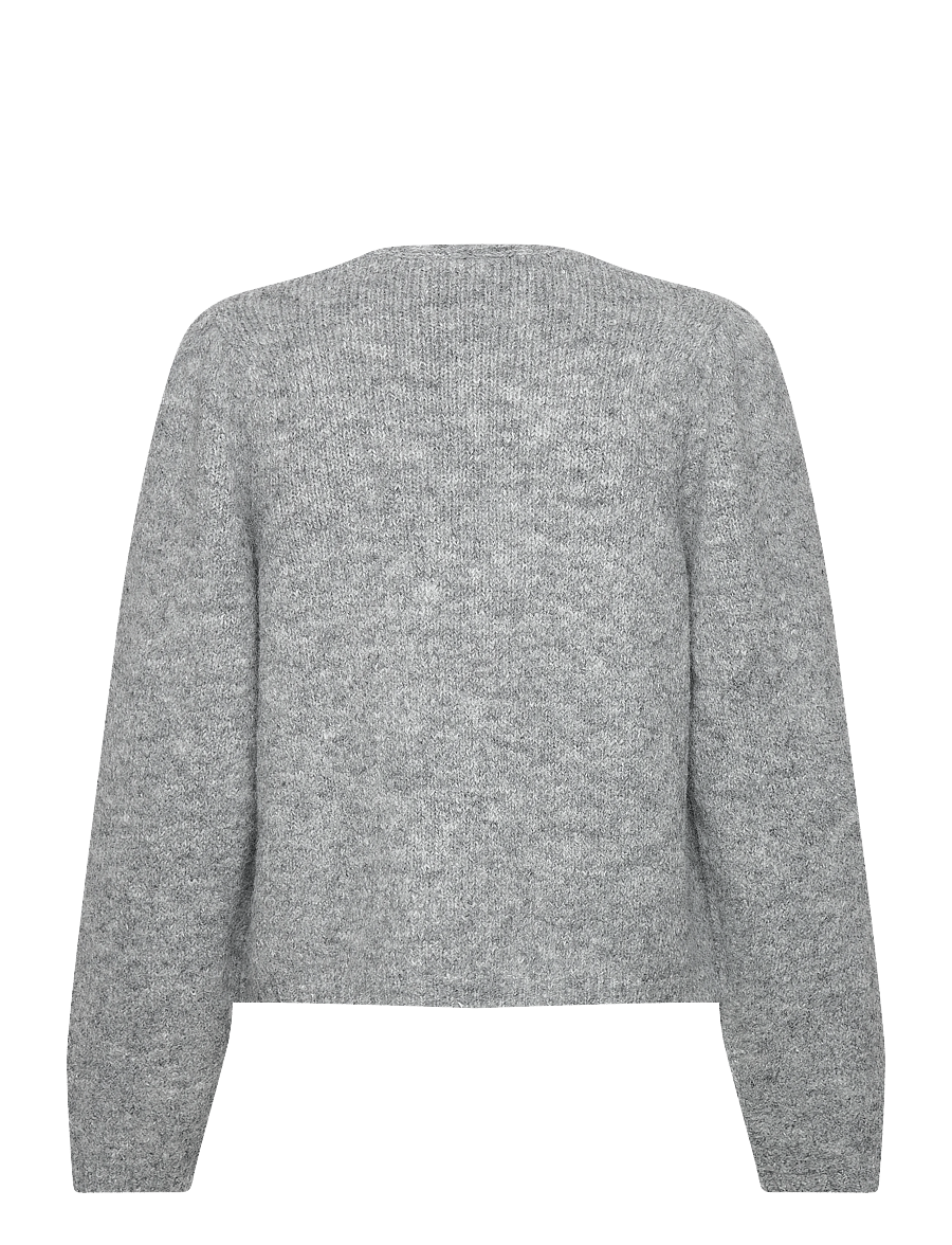 FREE/QUENT - FQGRSLULU-CARDIGAN - gilets - medium grey mlg. - 2