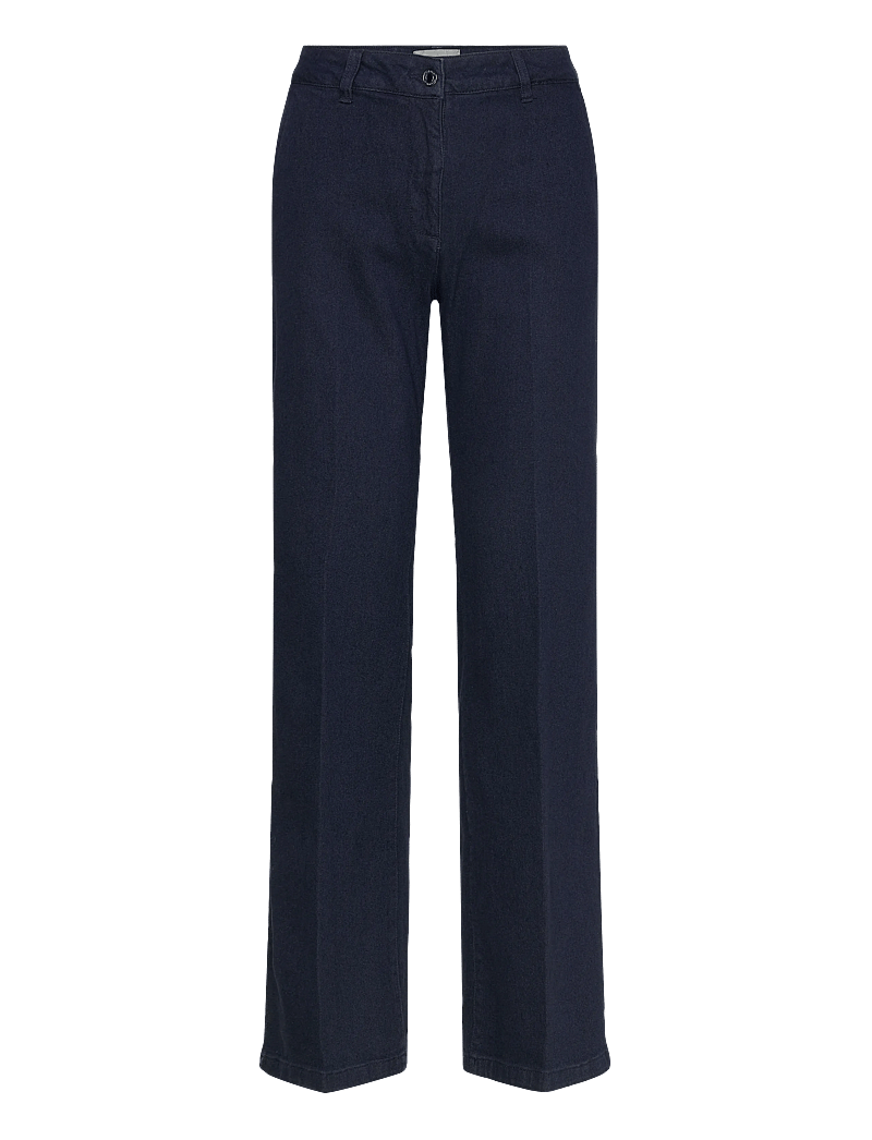 FREE/QUENT - FQISODORO-PANTS - habitbukser - dark blue denim - 0
