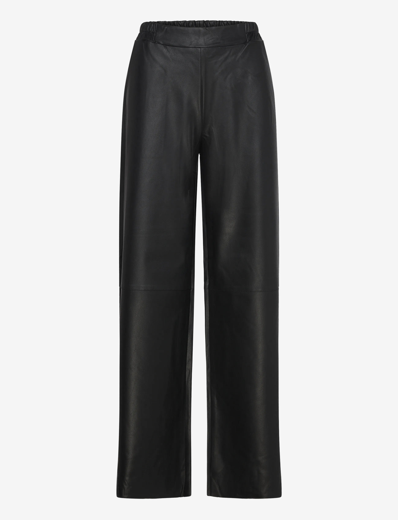 FREE/QUENT - Pants - leather trousers - black - 1