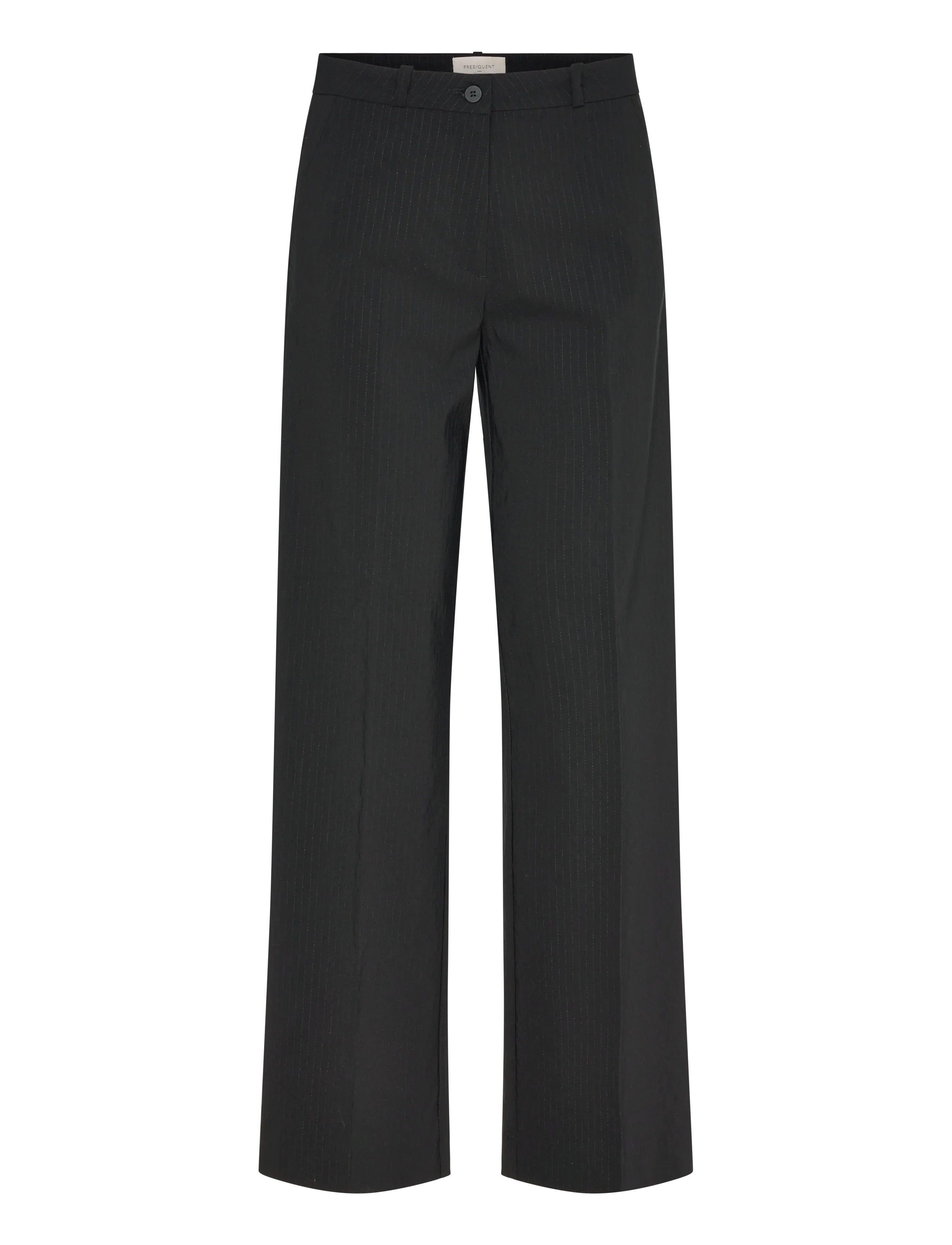 FREE/QUENT FQRENO-PANTS - Püksid - BLACK W. BLACK / black