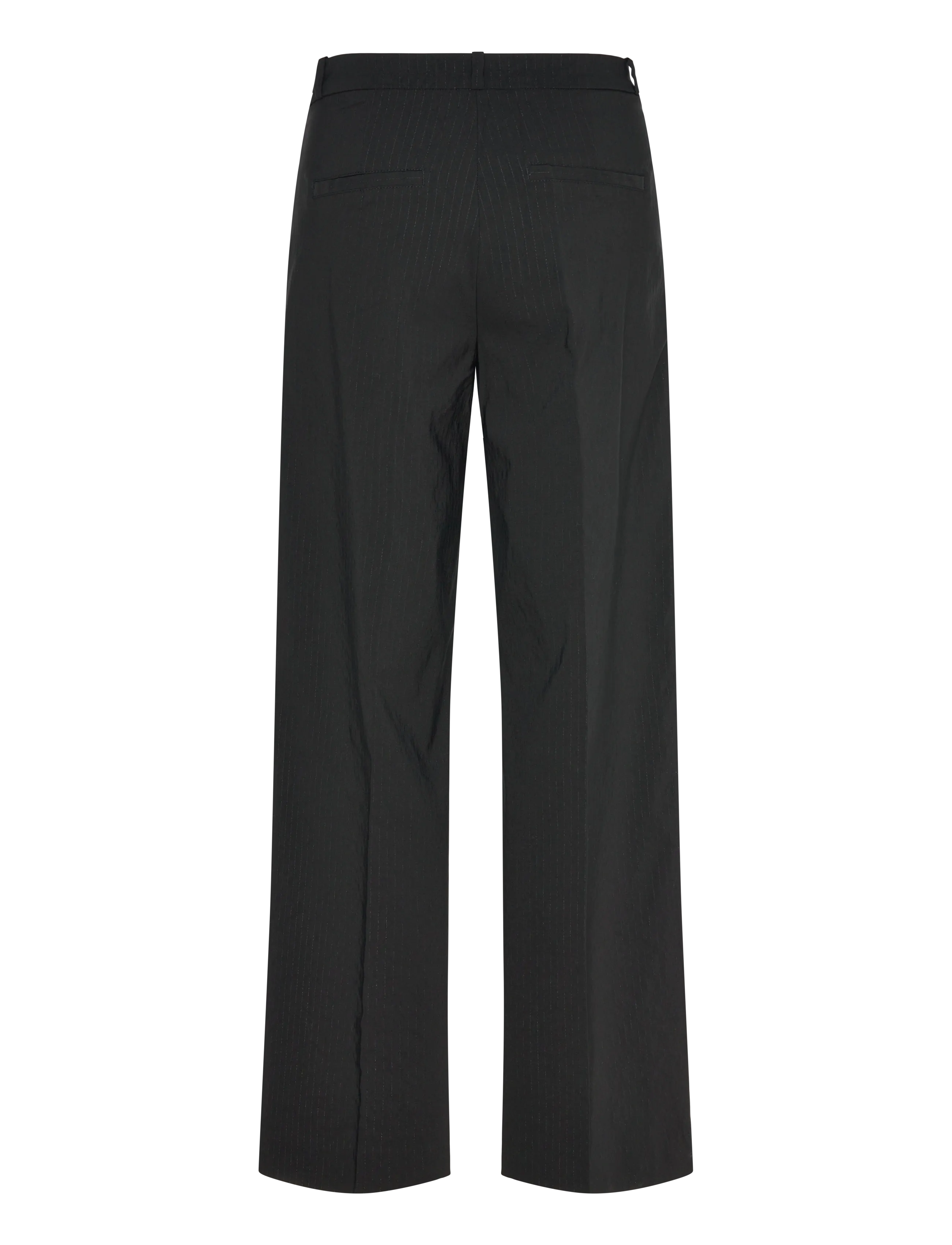FREE/QUENT - FQRENO-PANTS - hosen mit weitem bein - black w. black - 2