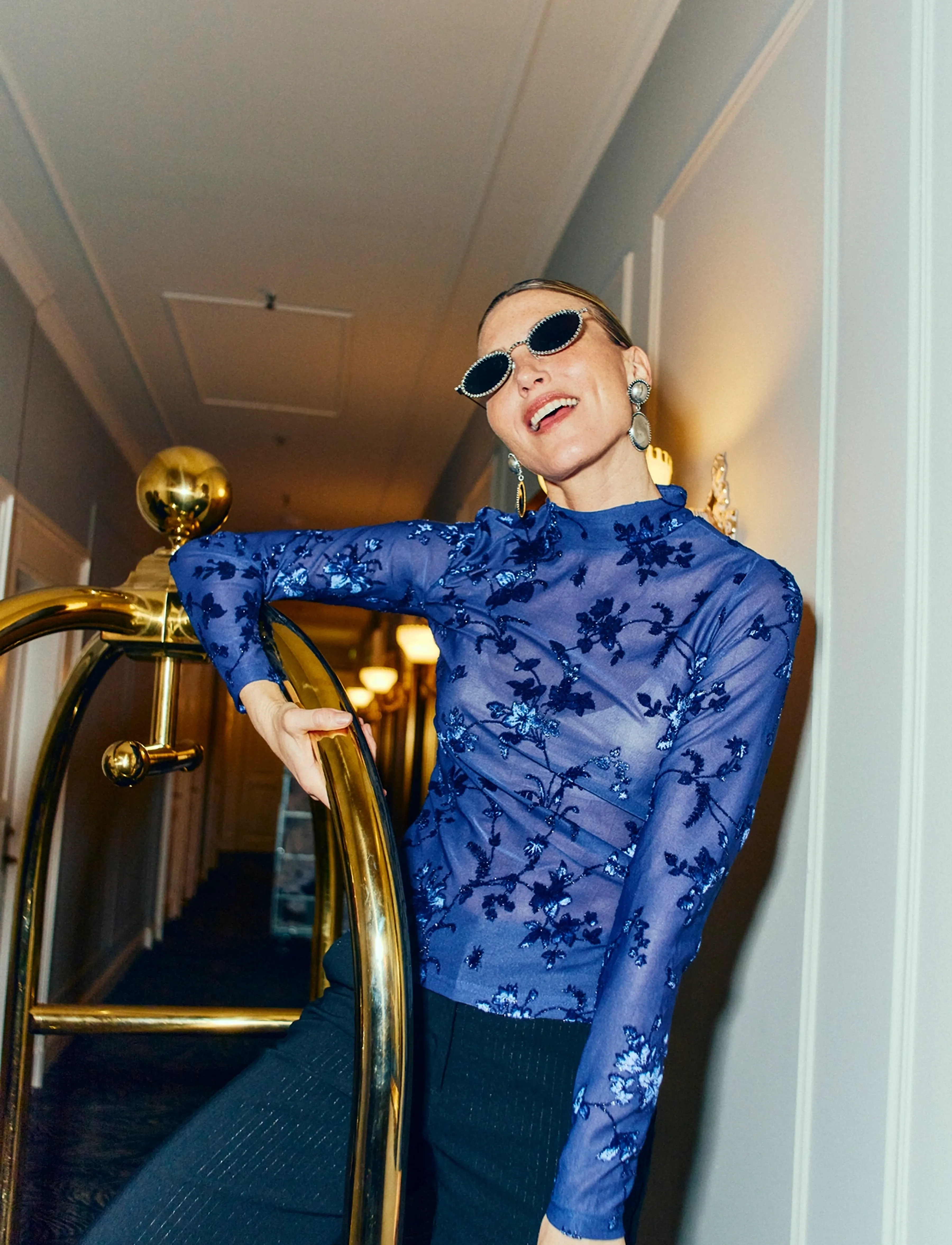 FREE/QUENT FQRENO-PANTS - Kläder - BLACK W. BLACK / black