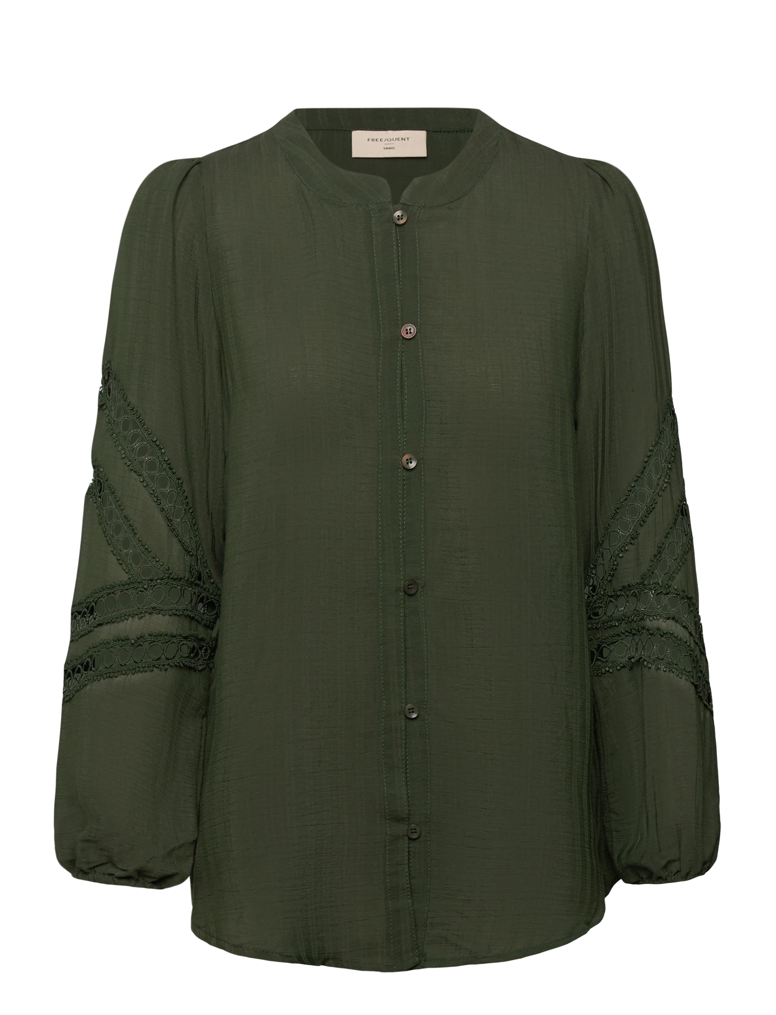 FREE/QUENT FQSHU-BLOUSE - Blouses - KOMBU GREEN / green