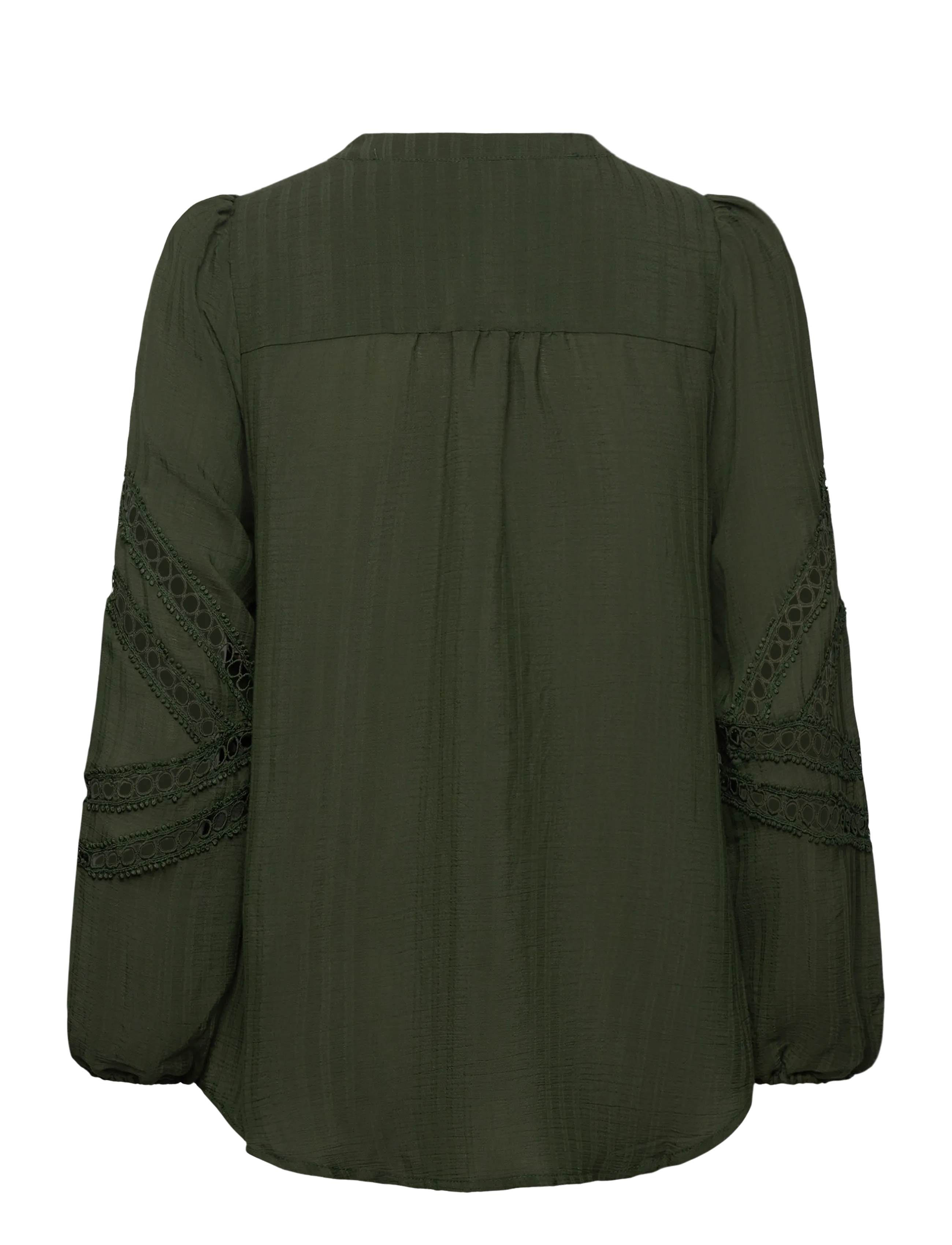 FREE/QUENT - FQSHU-BLOUSE - langærmede bluser - kombu green - 1