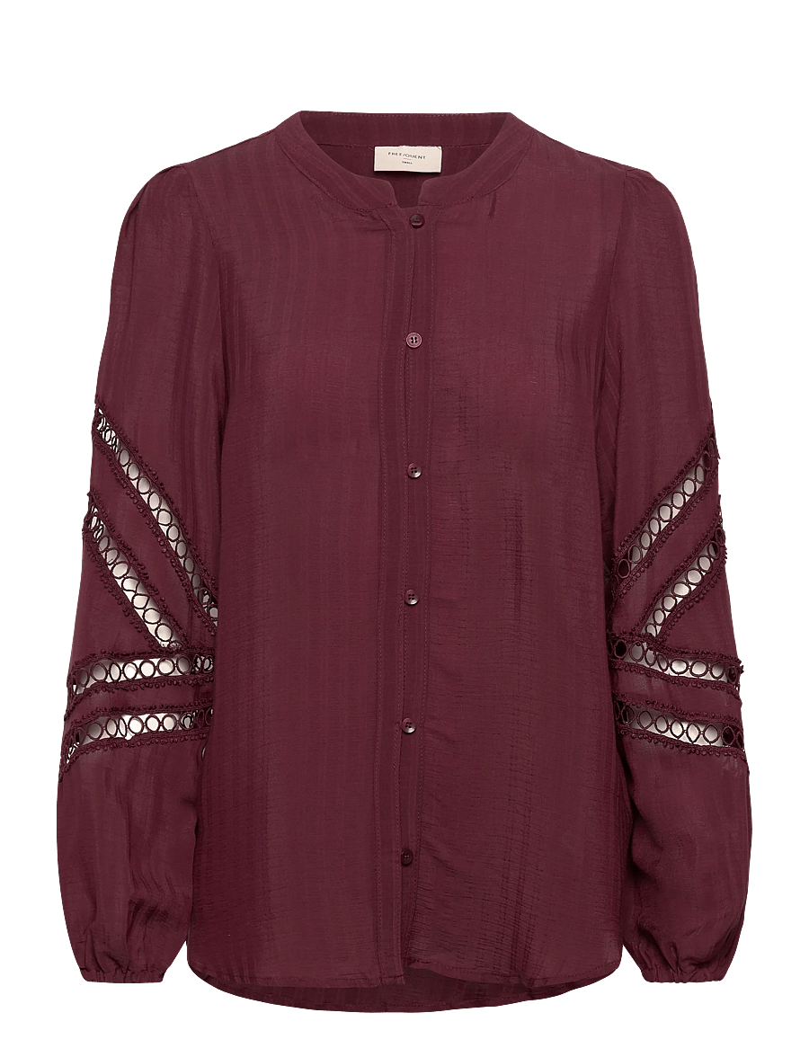 FREE/QUENT - FQSHU-BLOUSE - langærmede bluser - port royale - 0