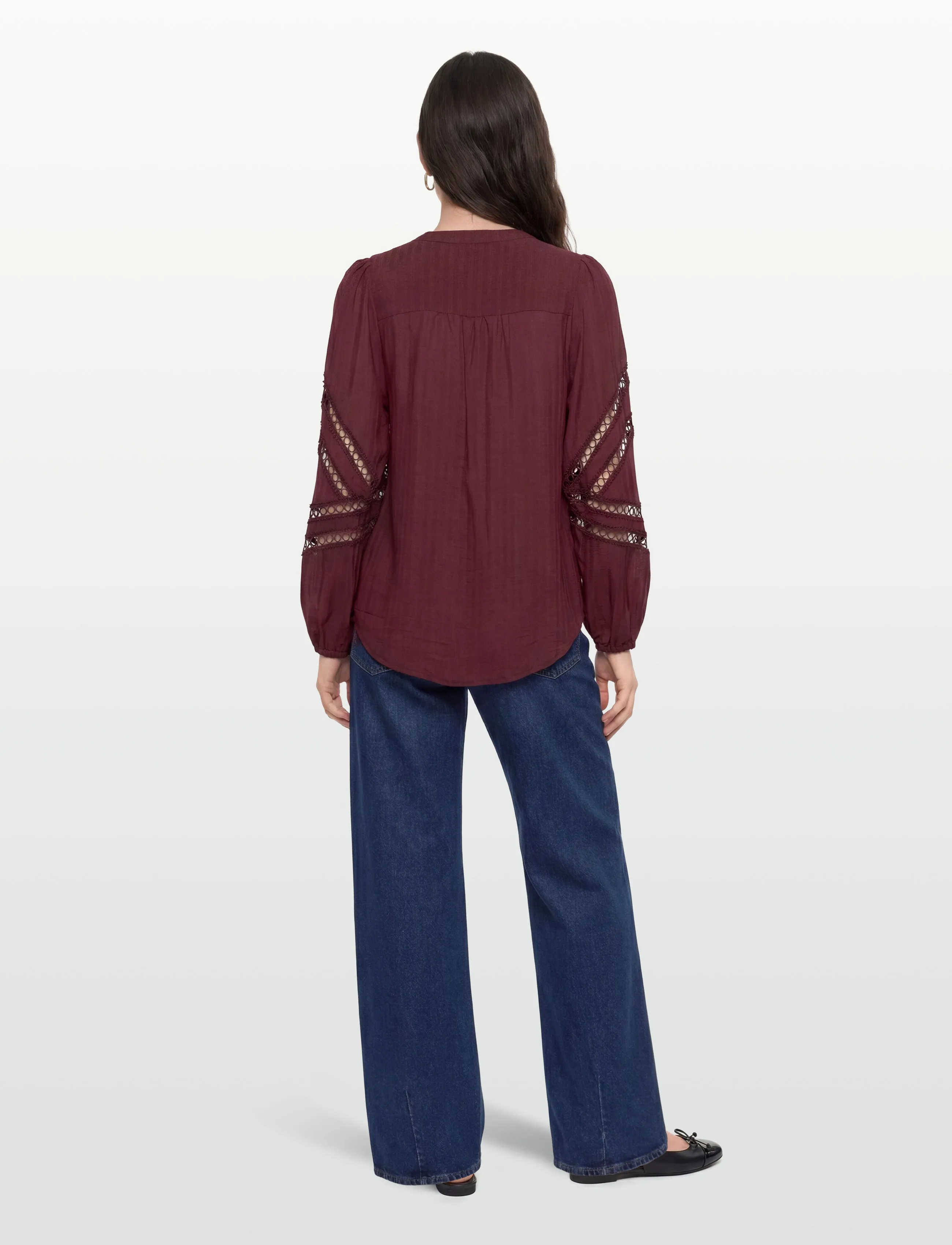 FREE/QUENT - FQSHU-BLOUSE - langærmede bluser - port royale - 4