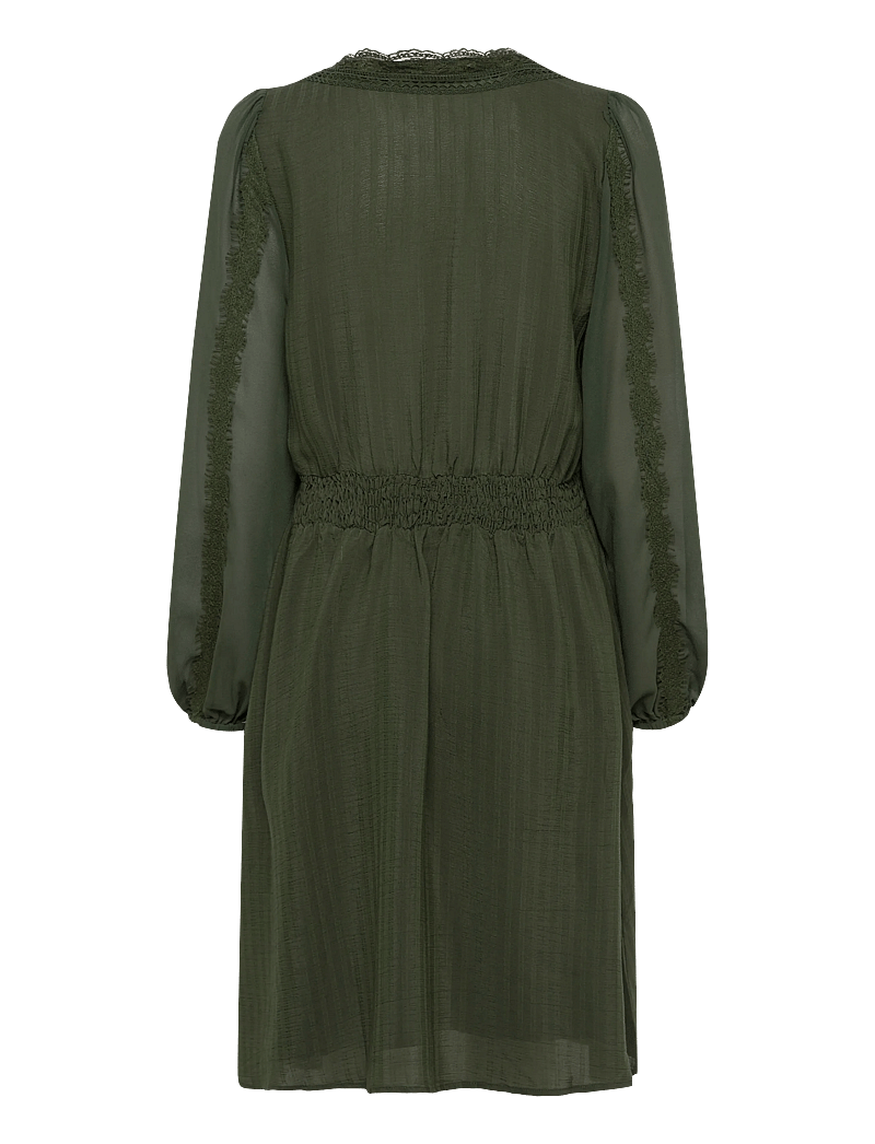 FREE/QUENT - FQSHU-DRESS - spetsklänningar - kombu green - 1