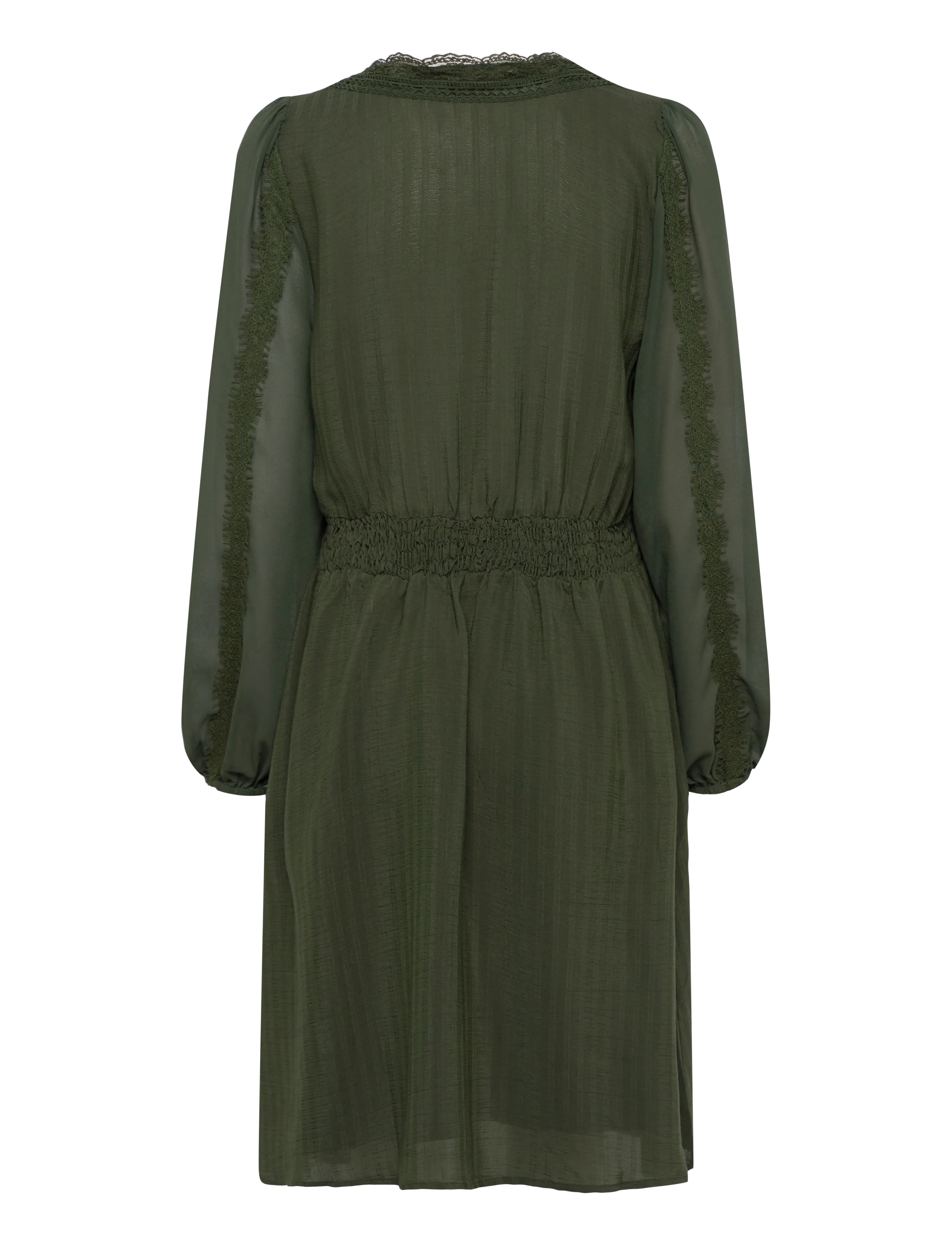 FREE/QUENT - FQSHU-DRESS - blondekjoler - kombu green - 1