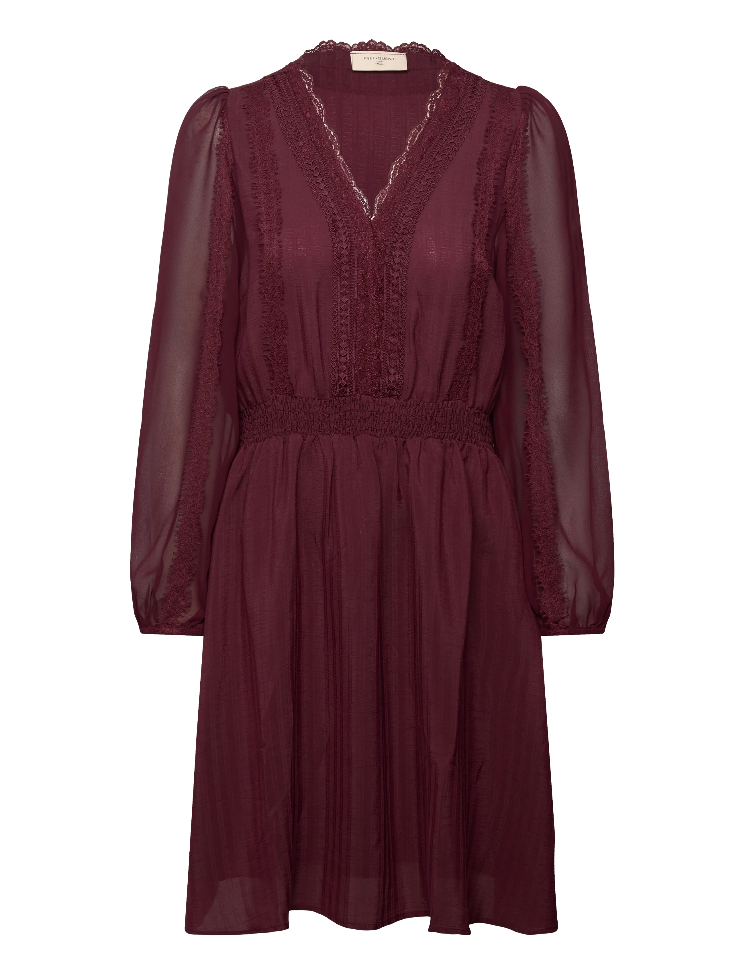 FREE/QUENT FQSHU-DRESS - Kjoler - PORT ROYALE / burgundy