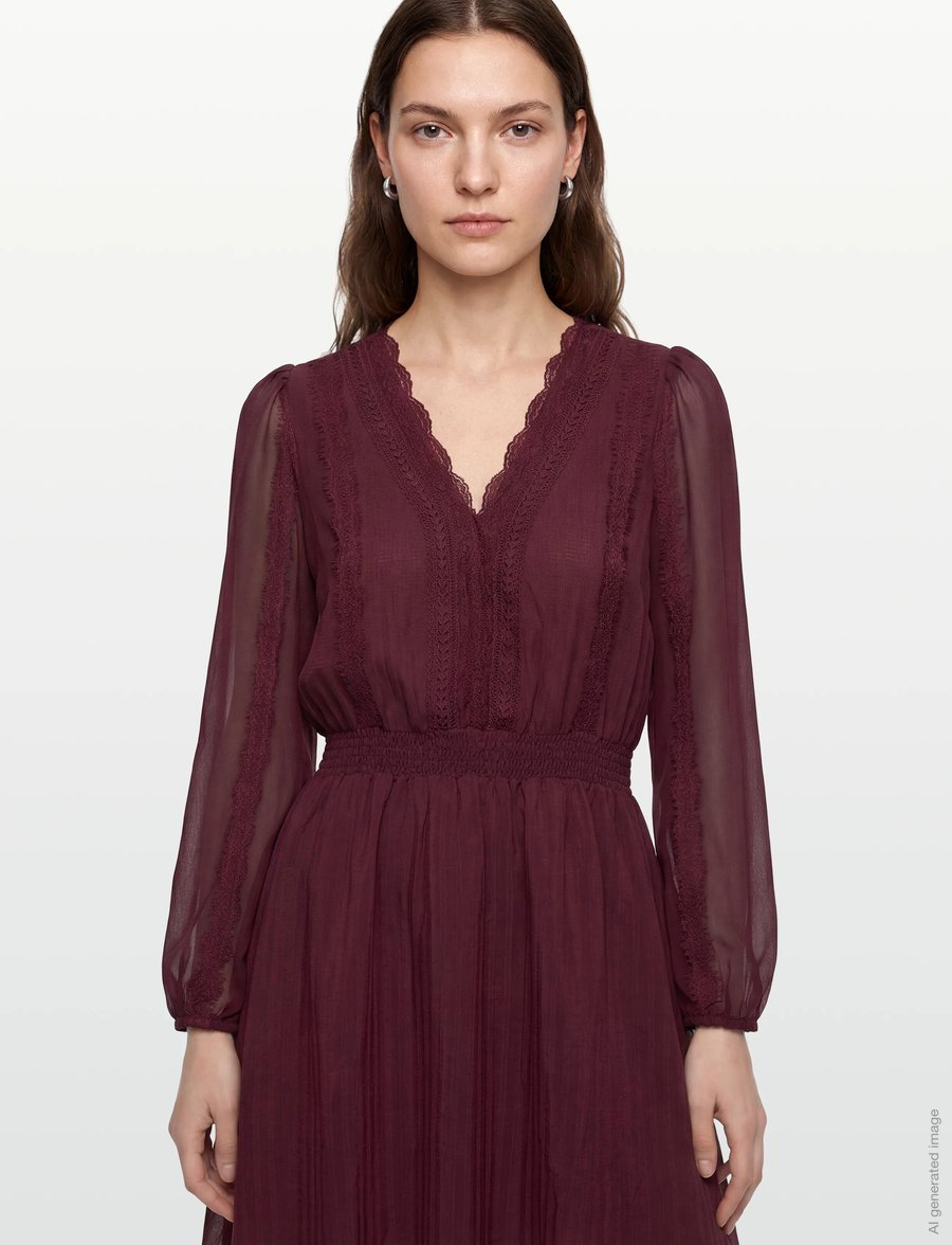 FREE/QUENT - FQSHU-DRESS - spetsklänningar - port royale - 3