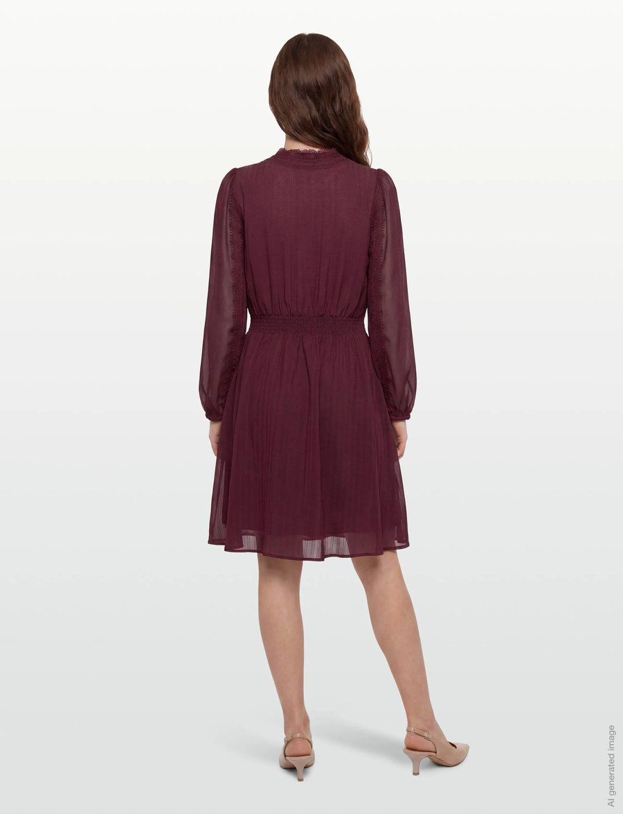 FREE/QUENT - FQSHU-DRESS - spetsklänningar - port royale - 4