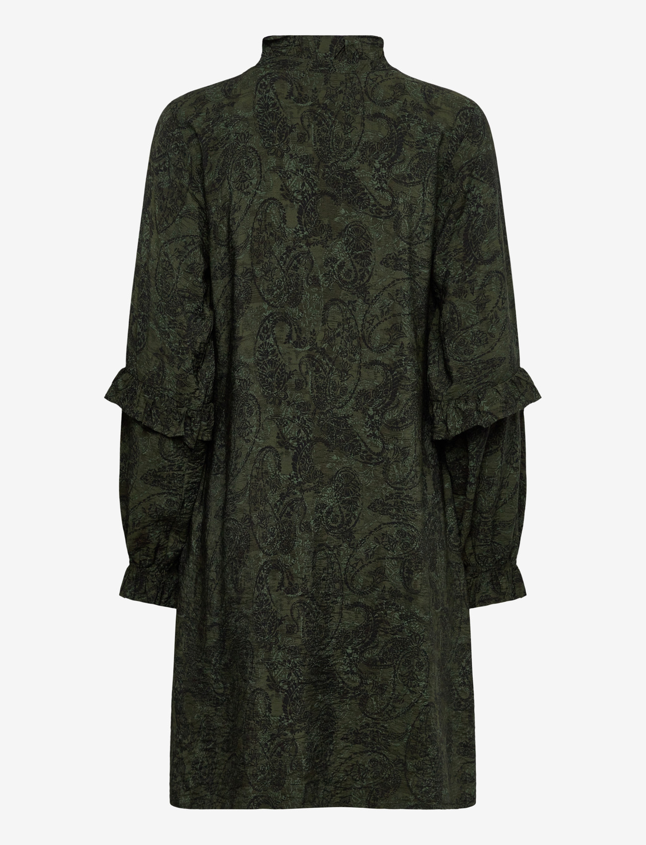 FREE/QUENT - FQMOLIN-DRESS - midikleidid - kombu green w. black - 2