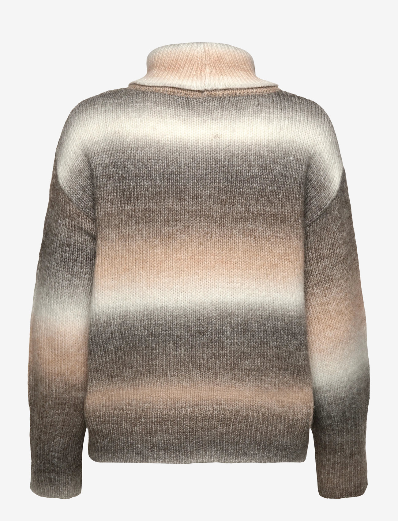 FREE/QUENT - FQSASU-PULLOVER - pikéer - morel w. silver mink - 1