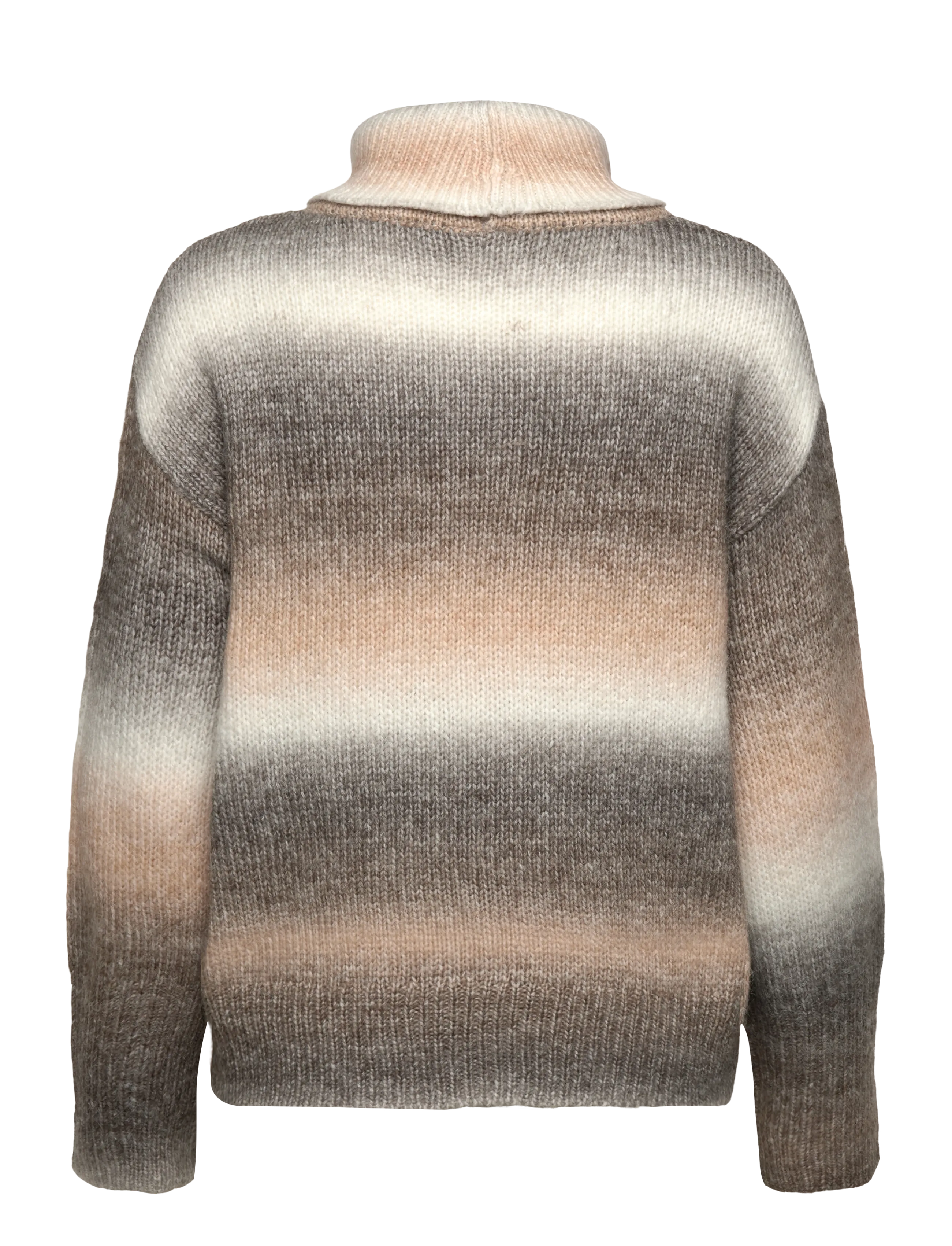 FREE/QUENT - FQSASU-PULLOVER - striktrøjer - morel w. silver mink - 2