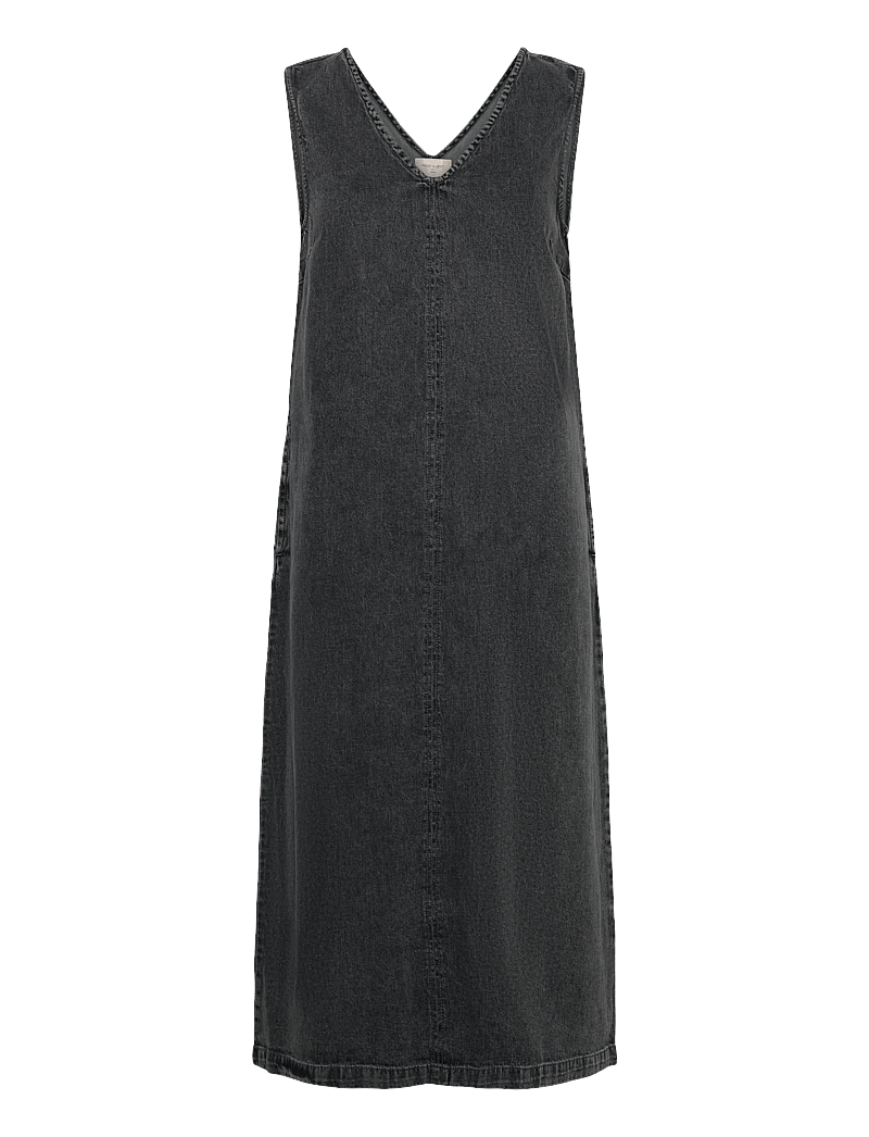 FREE/QUENT - FQLISEA-DRESS - denimkjoler - vintage grey denim - 1
