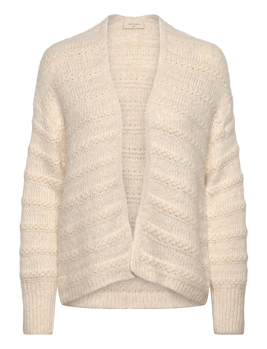 FREE/QUENT - FQWAVE-CARDIGAN - koftor - moonbeam - 1