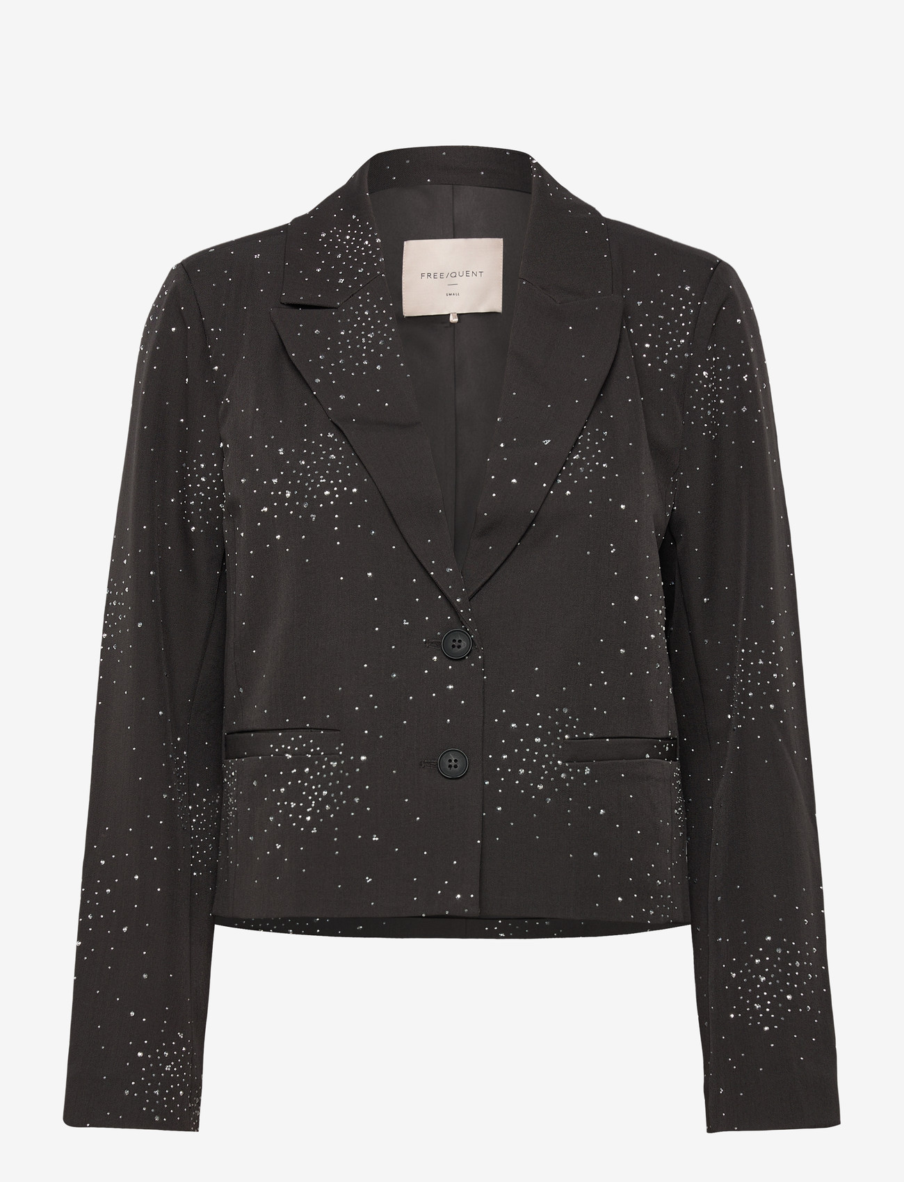 FREE/QUENT - FQISABELL-JACKET - Ühes joones nööpidega bleiserid - dark grey melange - 0