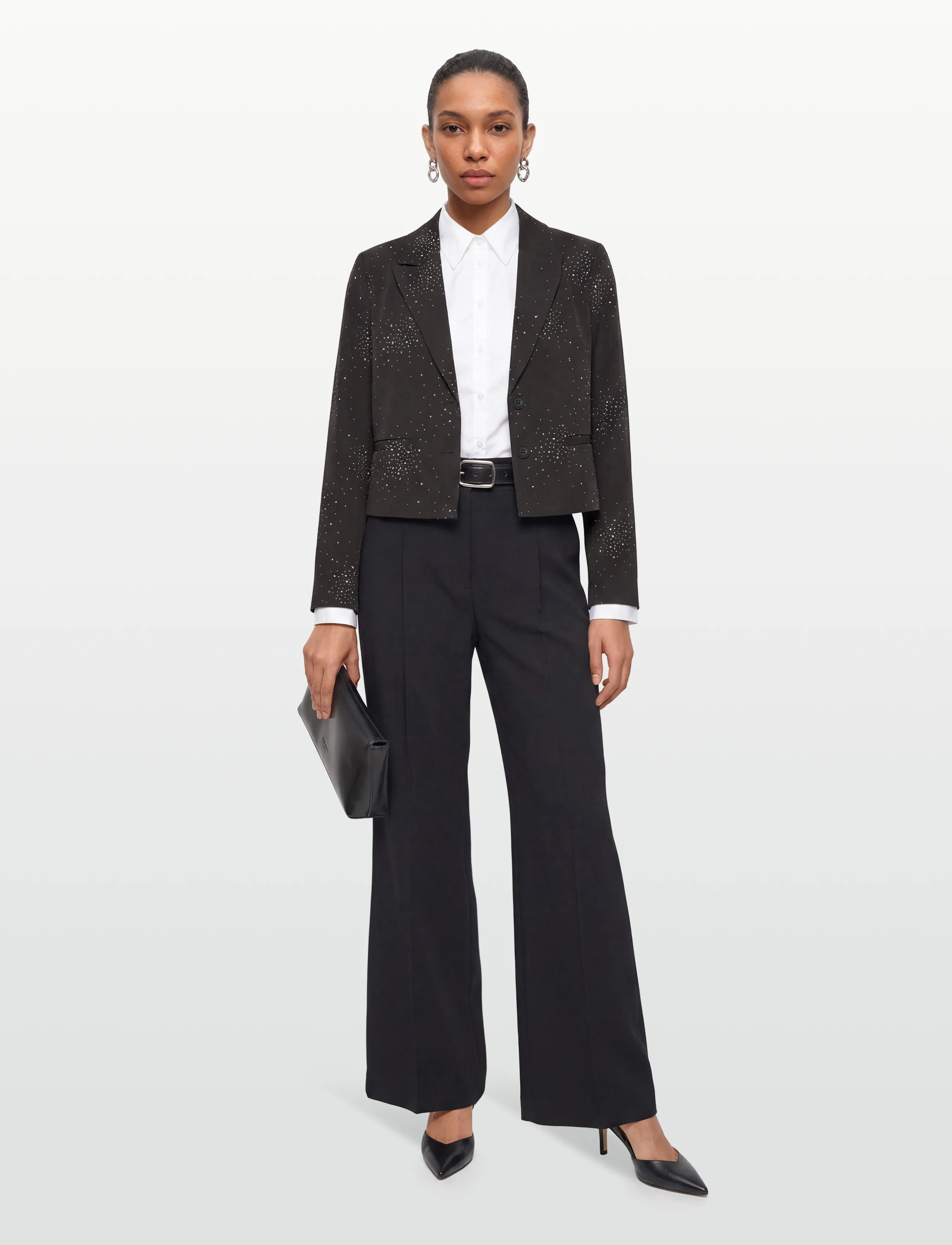 FREE/QUENT - FQISABELL-JACKET - festtøj til outletpriser - dark grey melange - 0