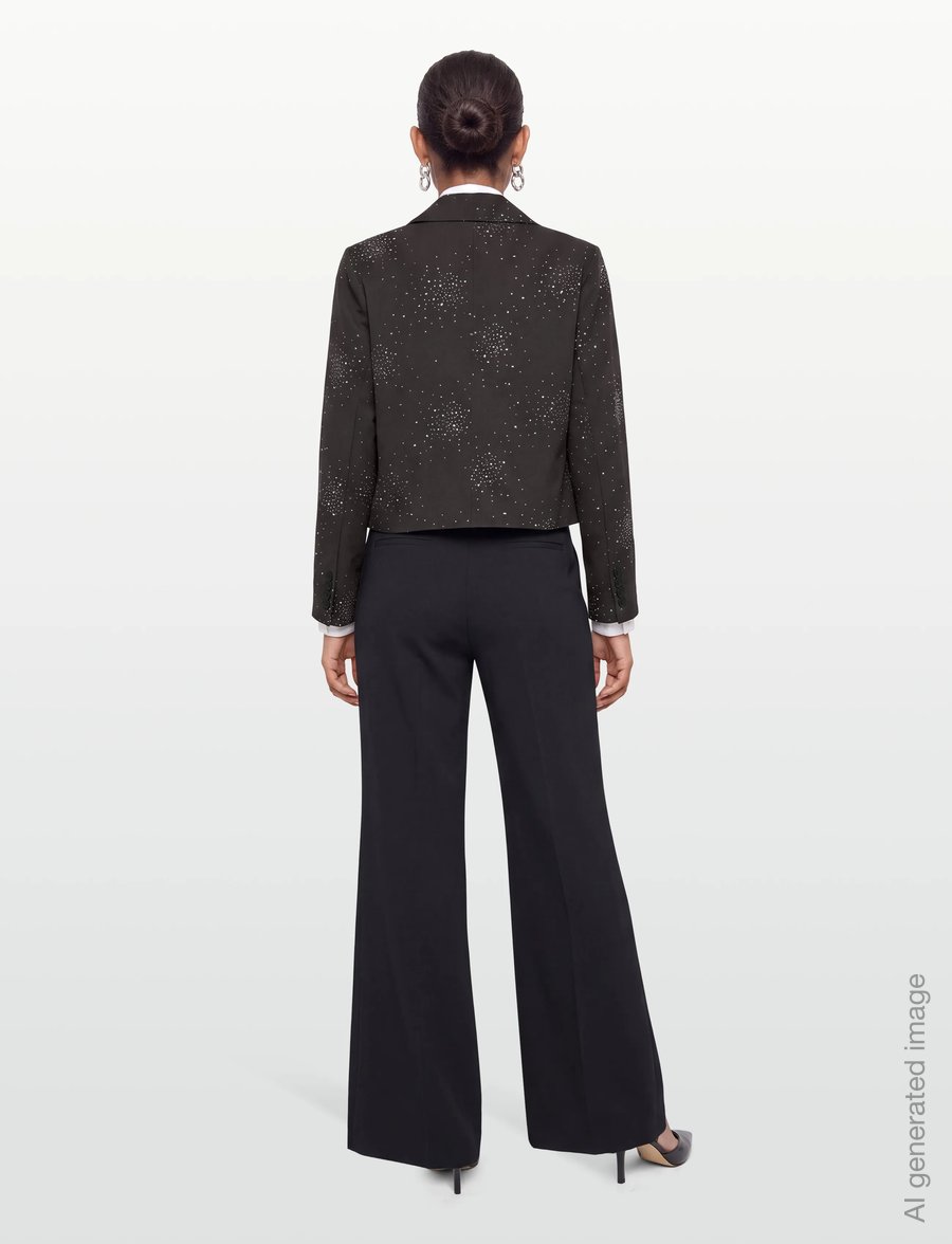 FREE/QUENT - FQISABELL-JACKET - einreihige blazer - dark grey melange - 4