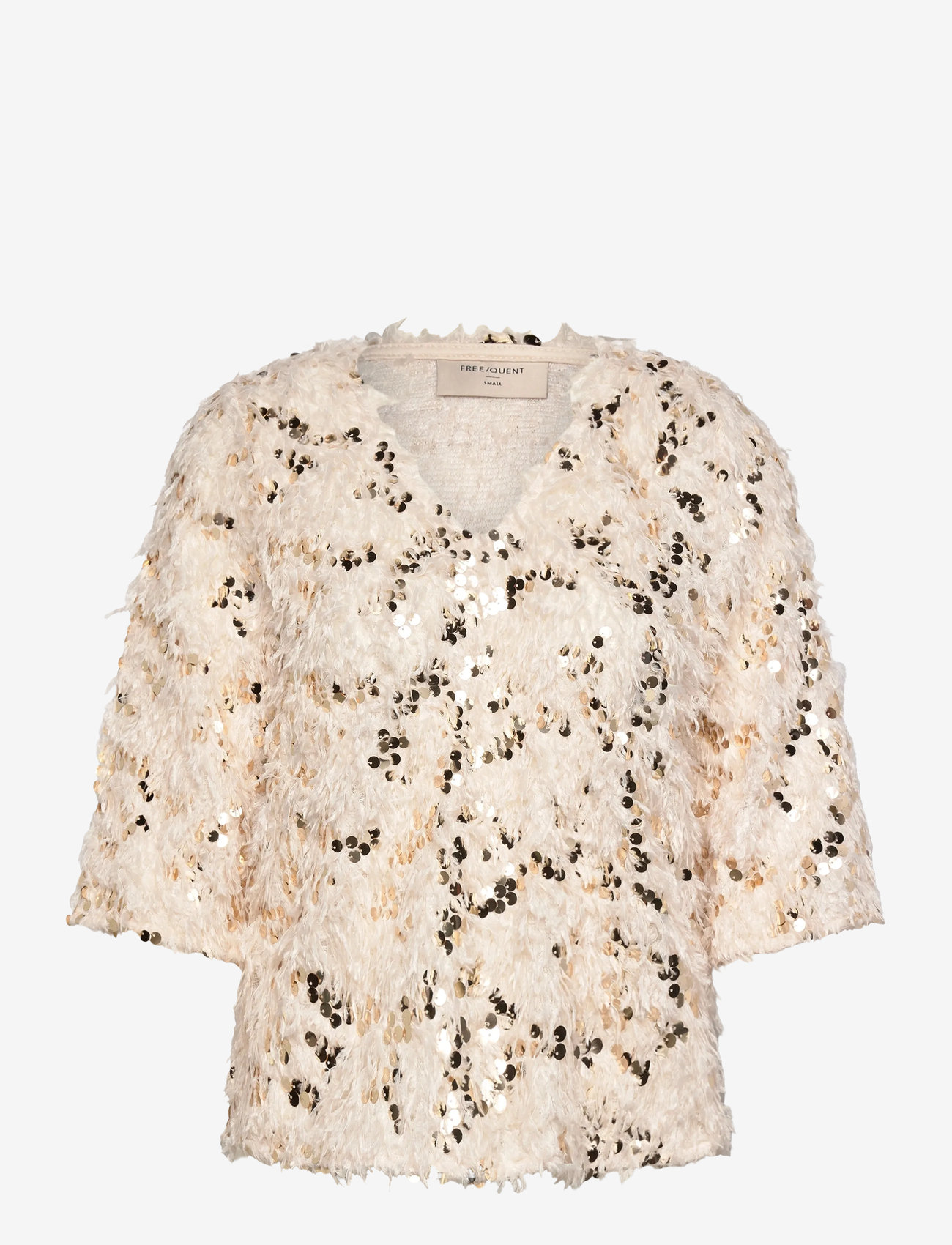 FREE/QUENT - FQNOLLA-BLOUSE - moonbeam w. gold - 1