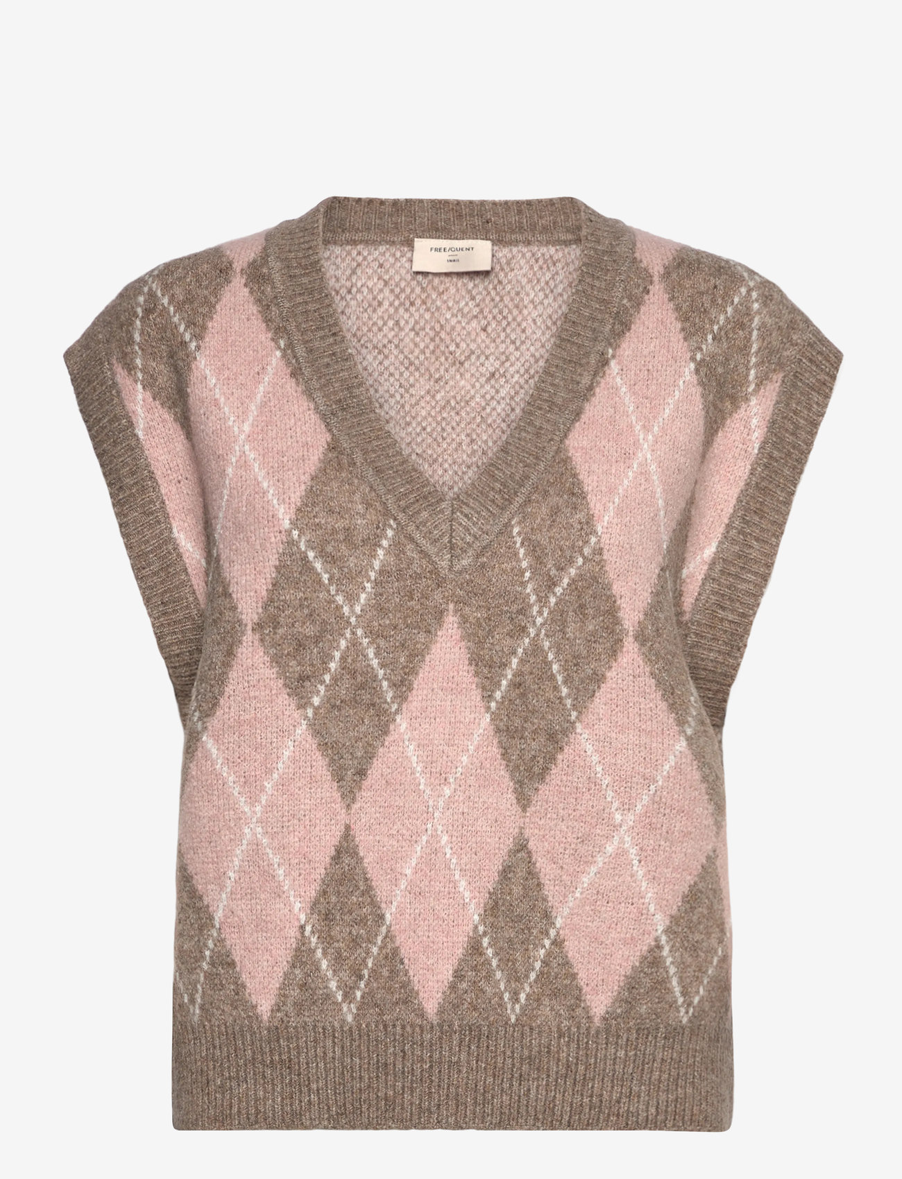 FREE/QUENT - Waistcoat from Freequent - desert taupe mel w pale m mel - 1