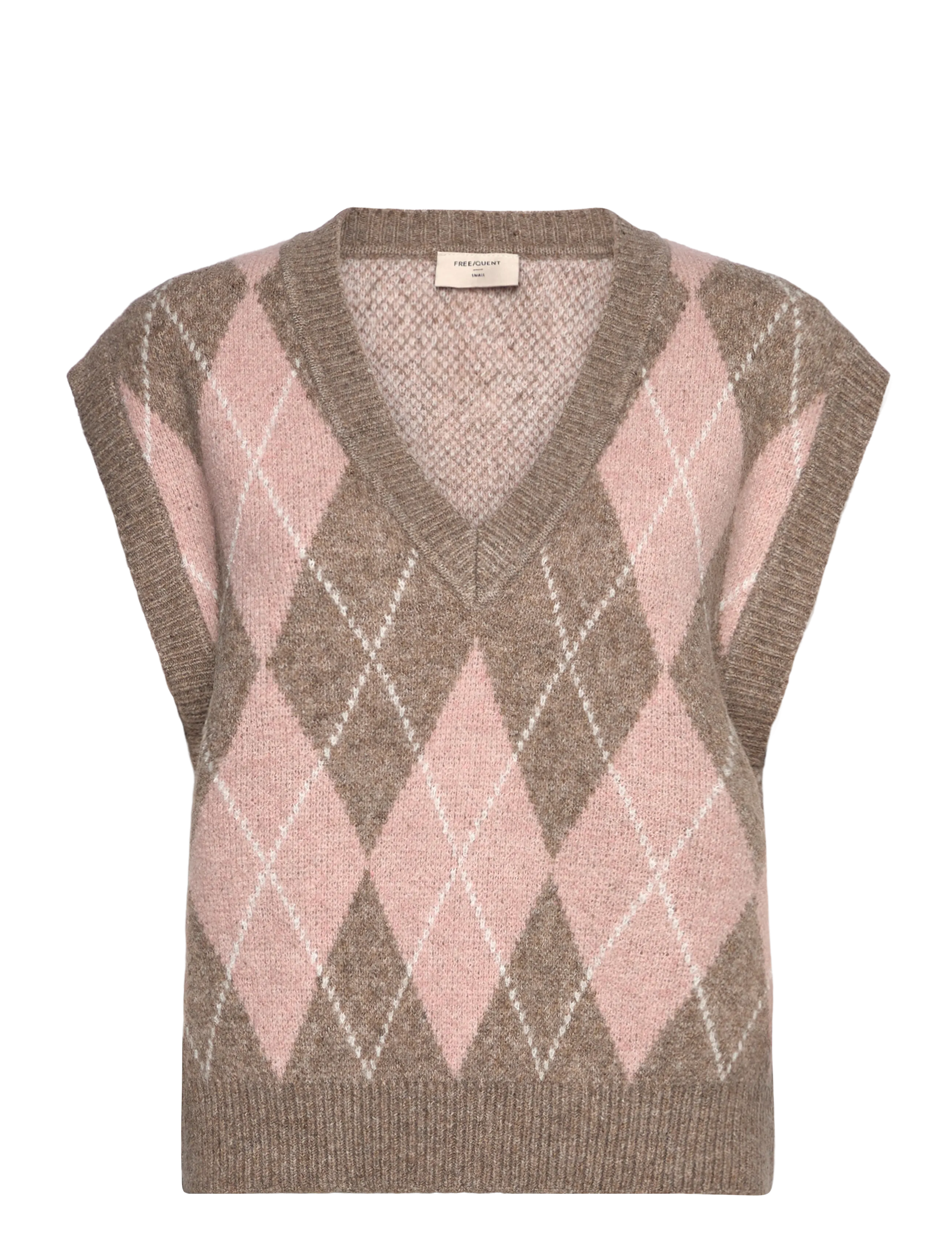 FREE/QUENT - Waistcoat from Freequent - desert taupe mel w pale m mel - 1