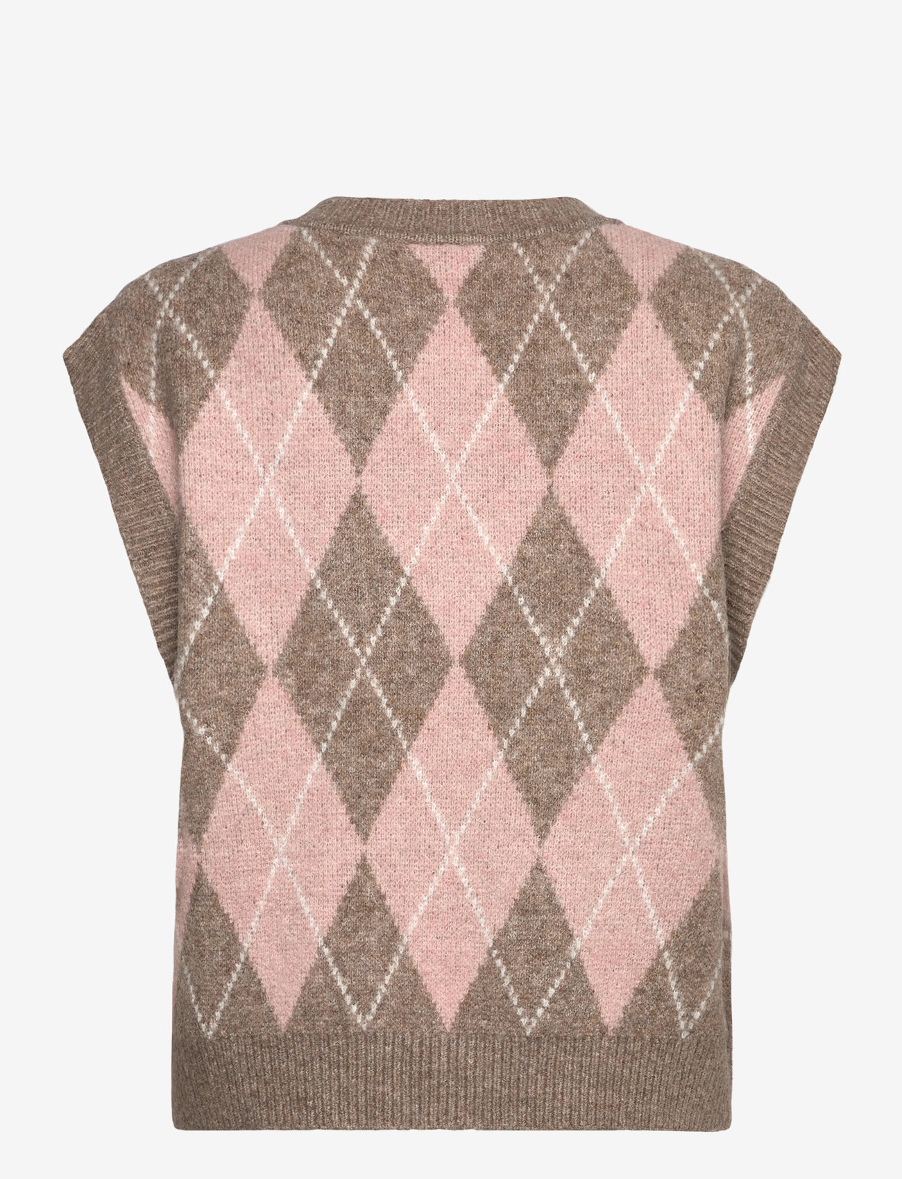 FREE/QUENT - Waistcoat from Freequent - desert taupe mel w pale m mel - 2