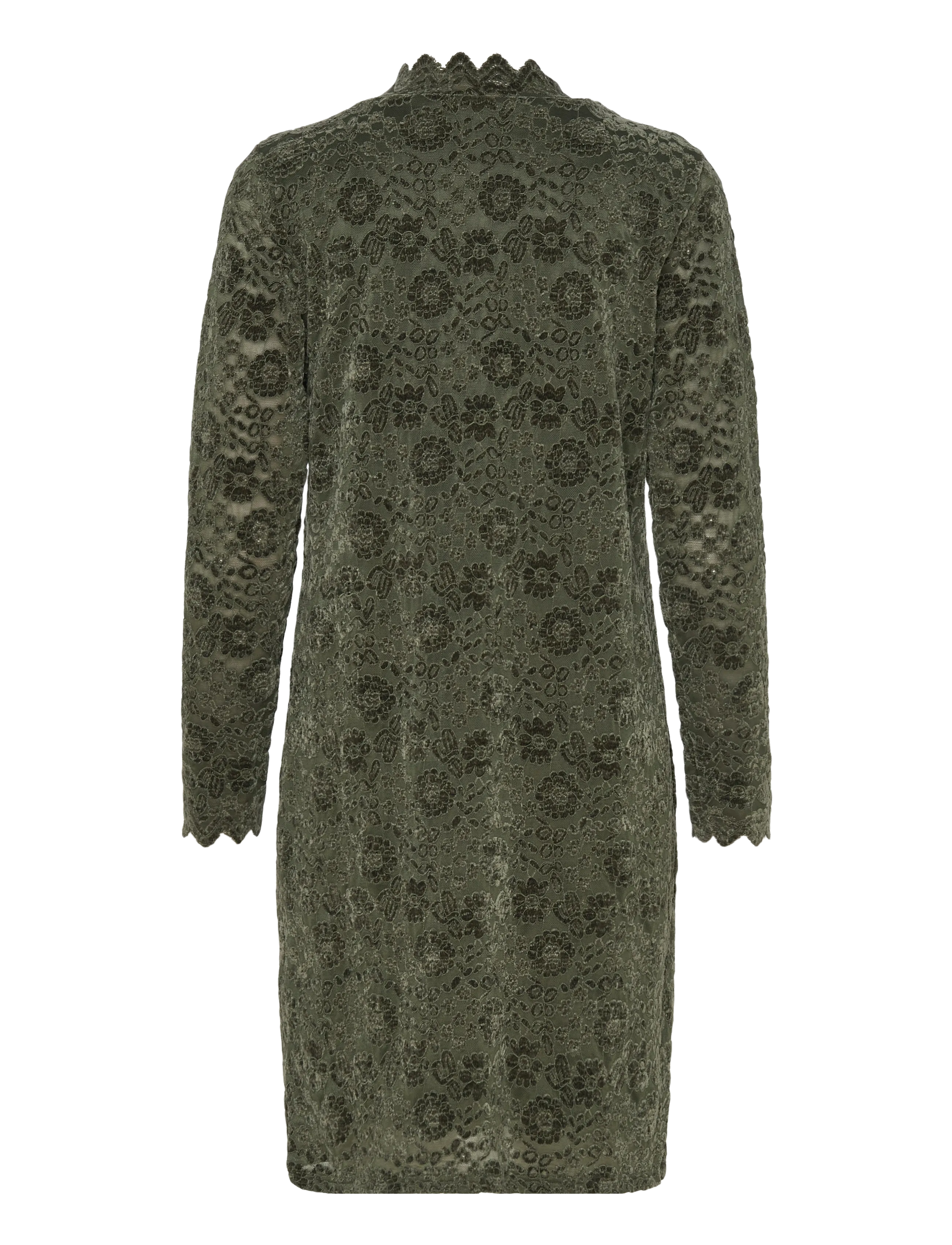 FREE/QUENT - FQGRY-DRESS - robes de dentelle - kombu green - 1