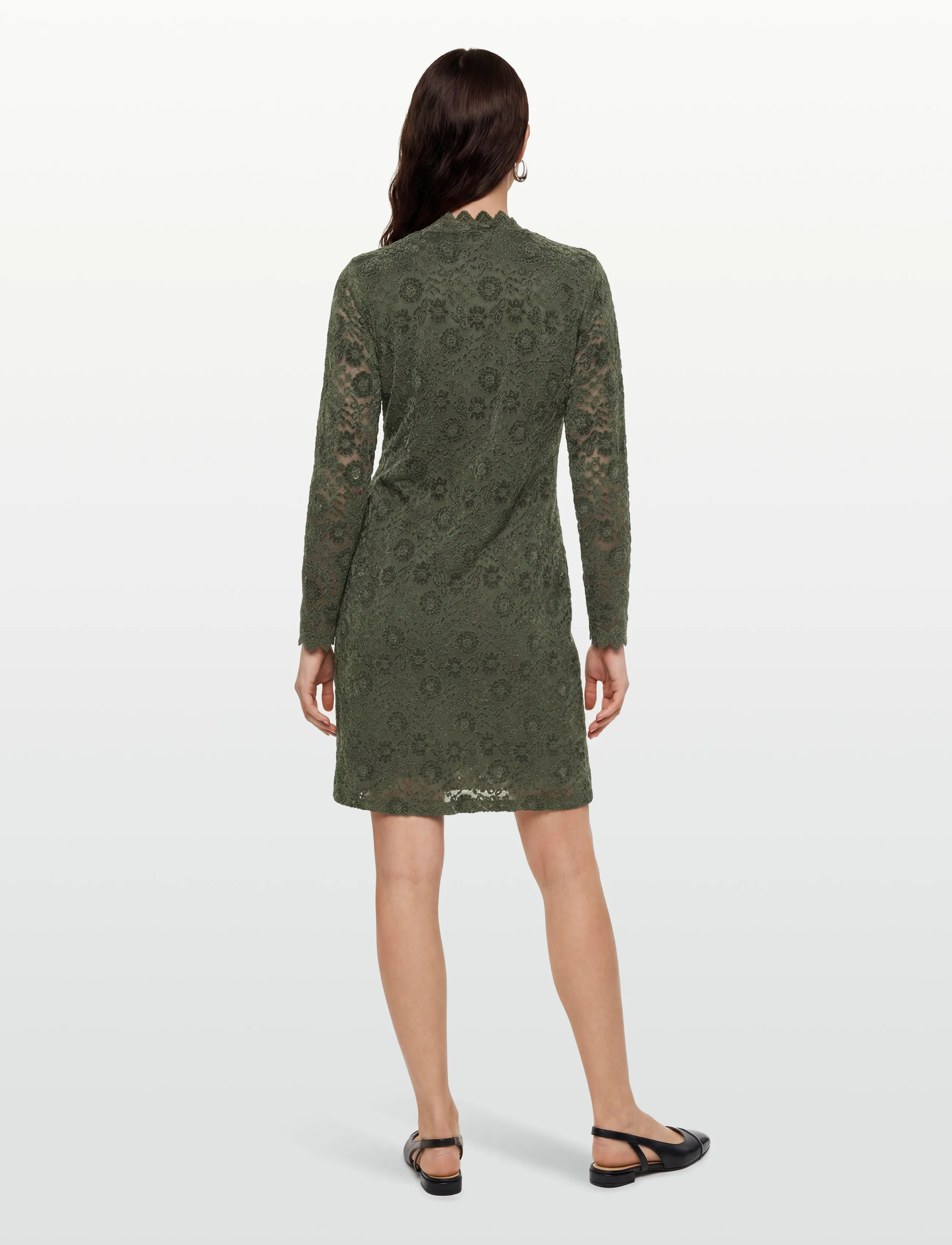 FREE/QUENT - FQGRY-DRESS - spitzenkleider - kombu green - 4