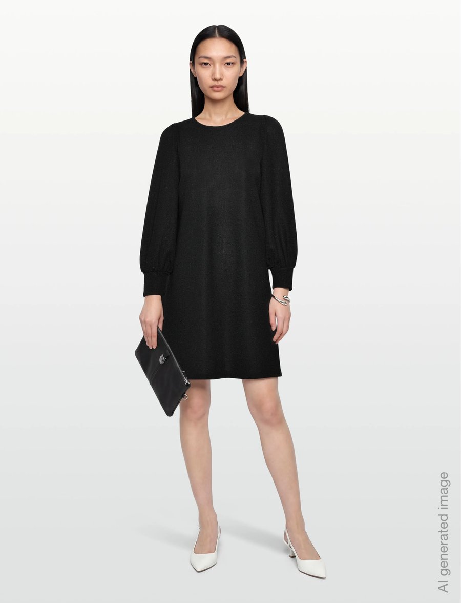 FREE/QUENT - FQSPURT-DRESS - minikleidid - black w. black - 0