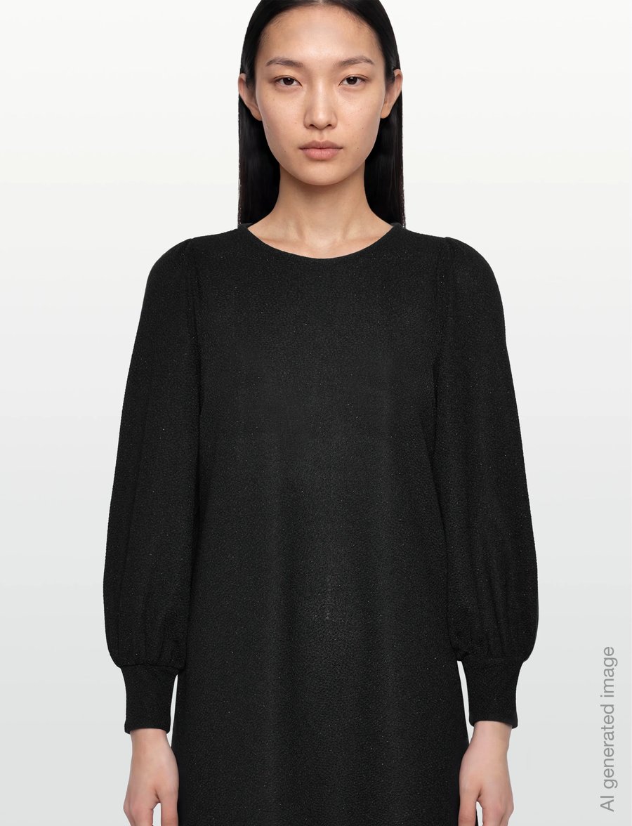 FREE/QUENT - FQSPURT-DRESS - minikleidid - black w. black - 3