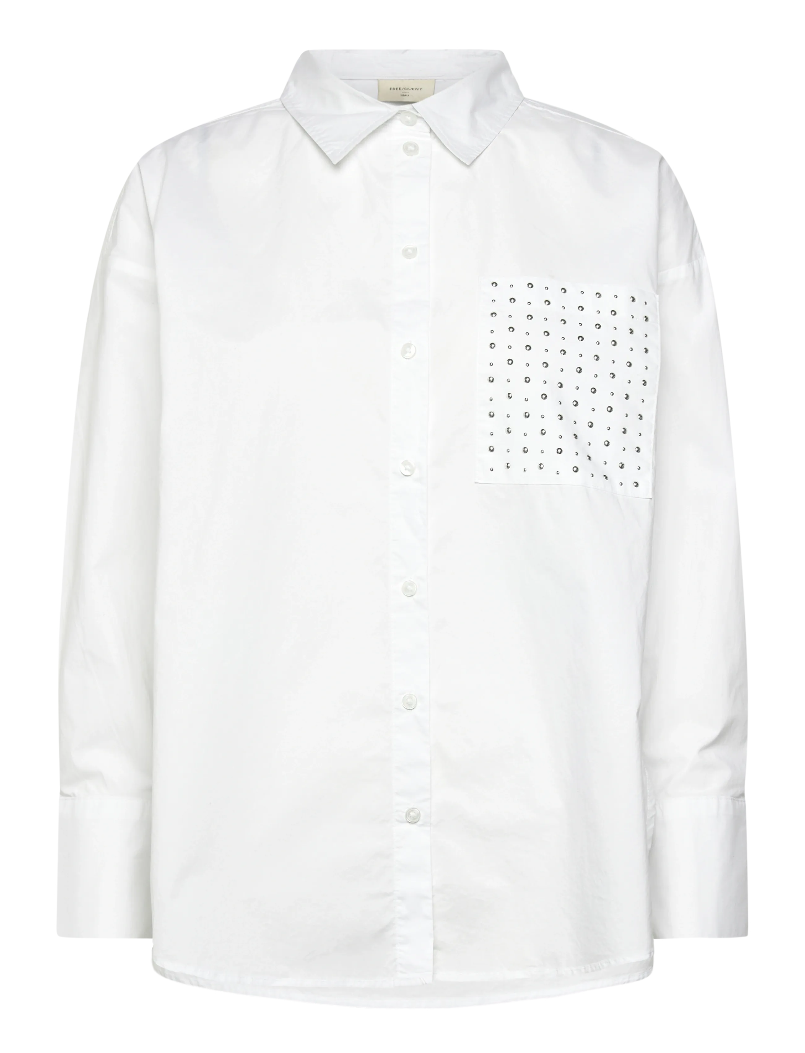 FREE/QUENT FQKAMILLE-SHIRT - Tøj - BRIGHT WHITE / white