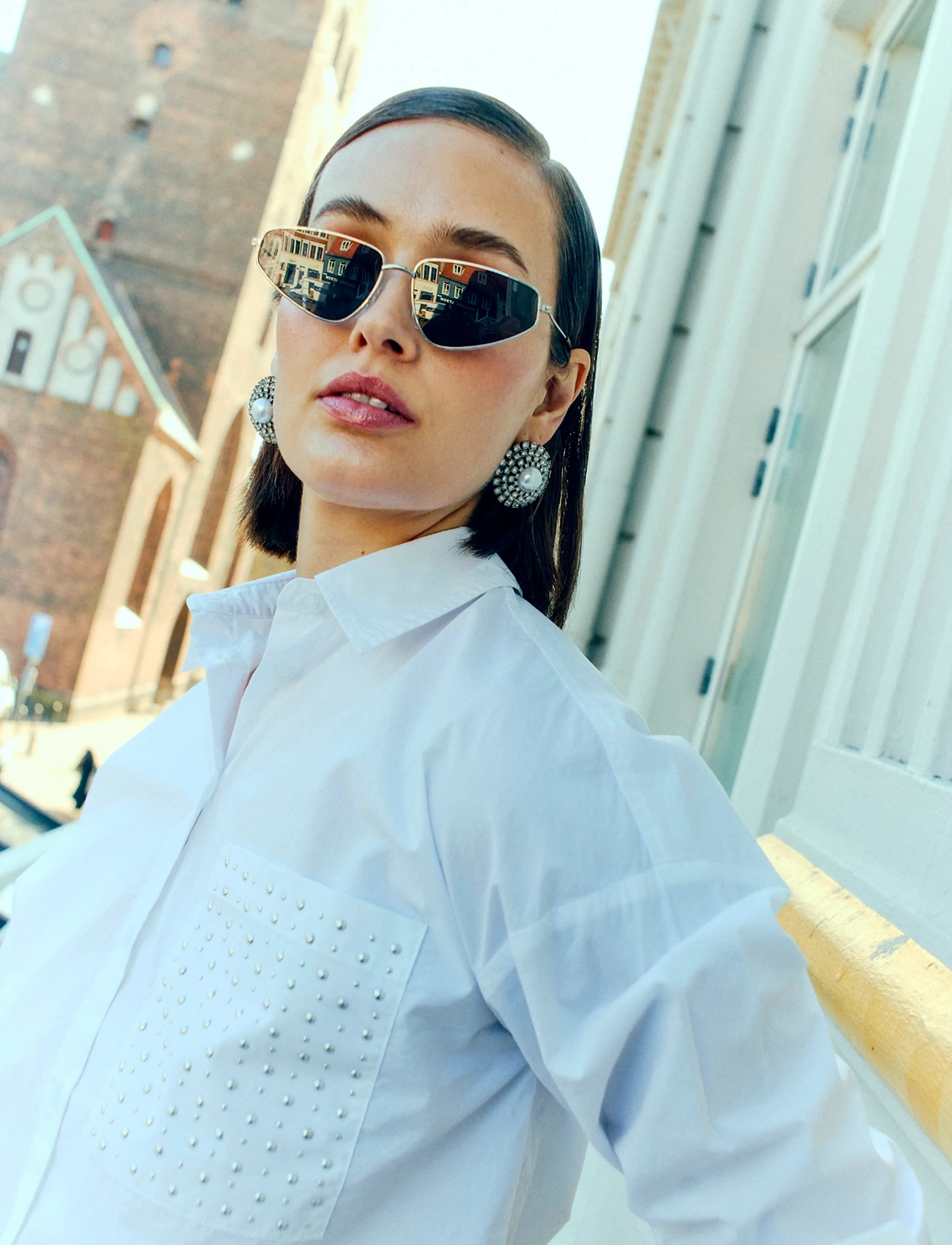 FREE/QUENT - FQKAMILLE-SHIRT - chemises à manches longues - bright white - 4
