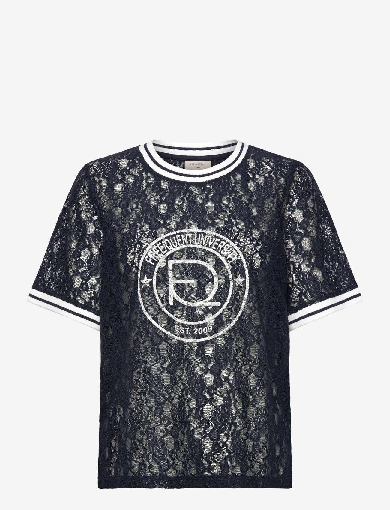 FREE/QUENT - FQEICO-TEE - laveste priser - navy blazer w. star off-white - 1