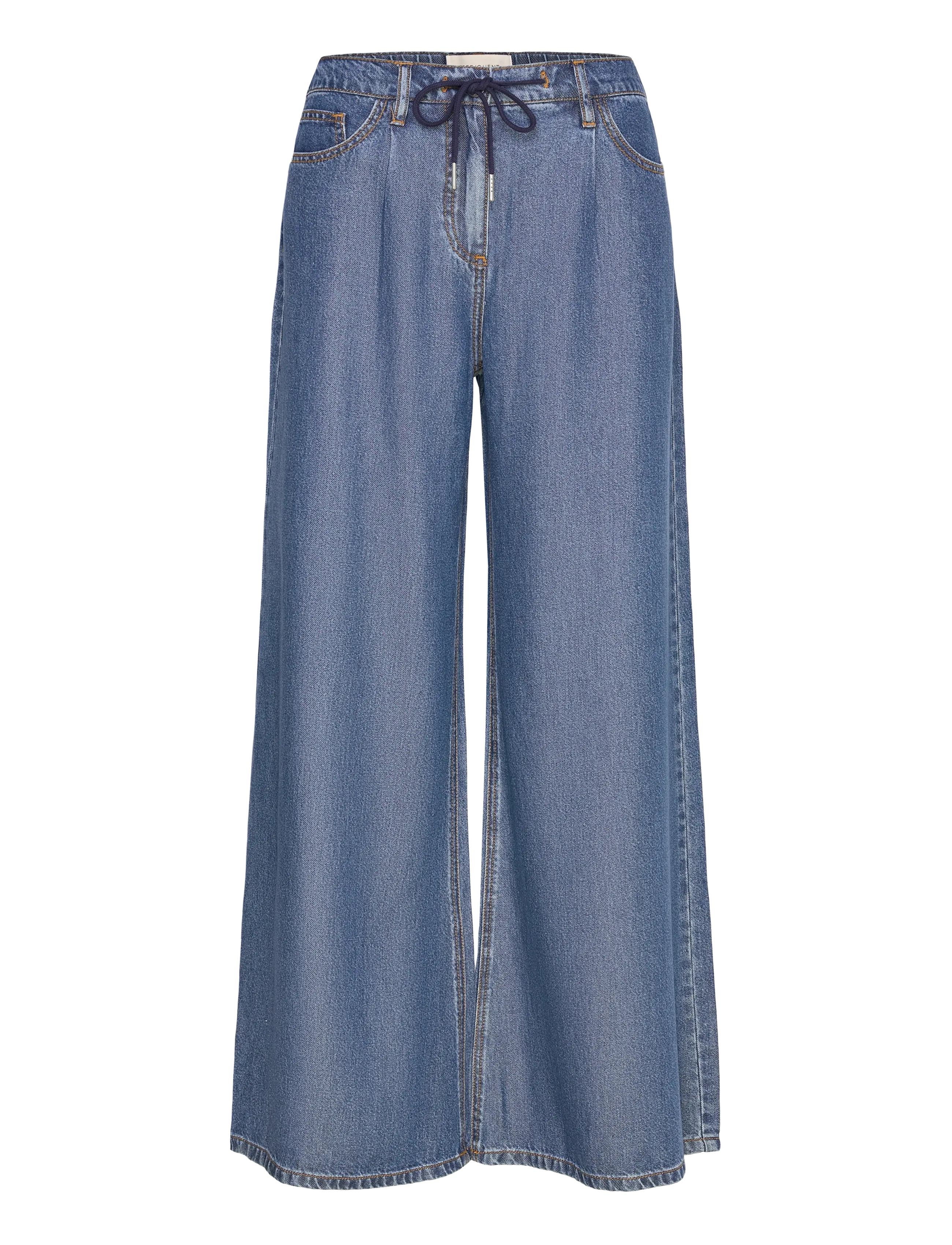 FQMILO-PANTS - MEDIUM BLUE DENIM
