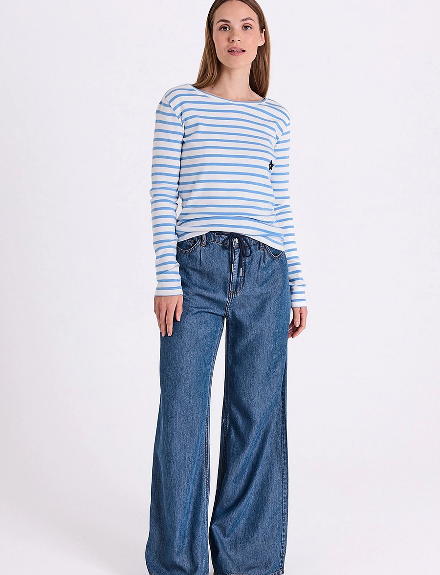 FREE/QUENT - FQMILO-PANTS - laia säärega teksad - medium blue denim - 0