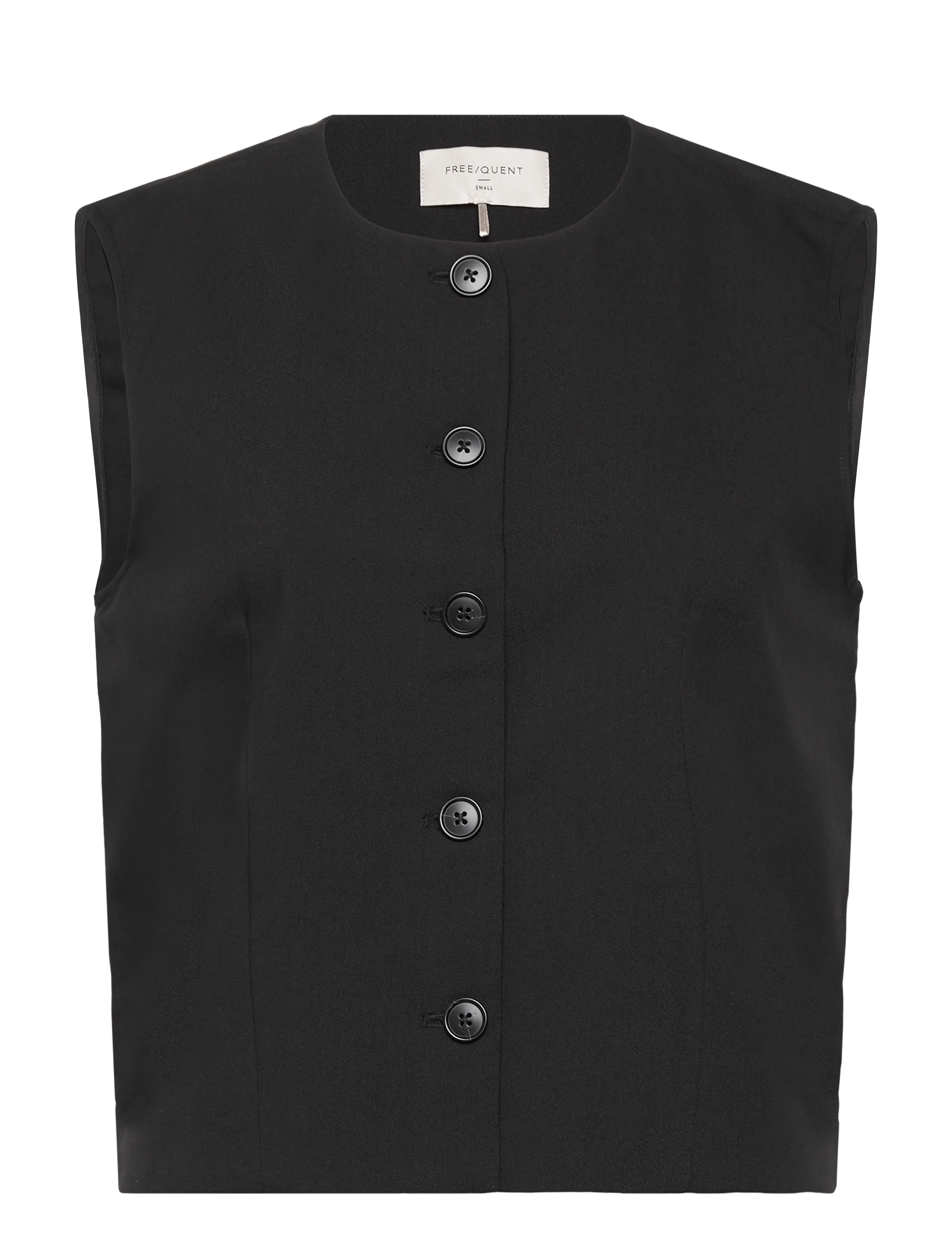 FREE/QUENT FQMAEVE-WAISTCOAT - Freequent - BLACK / black