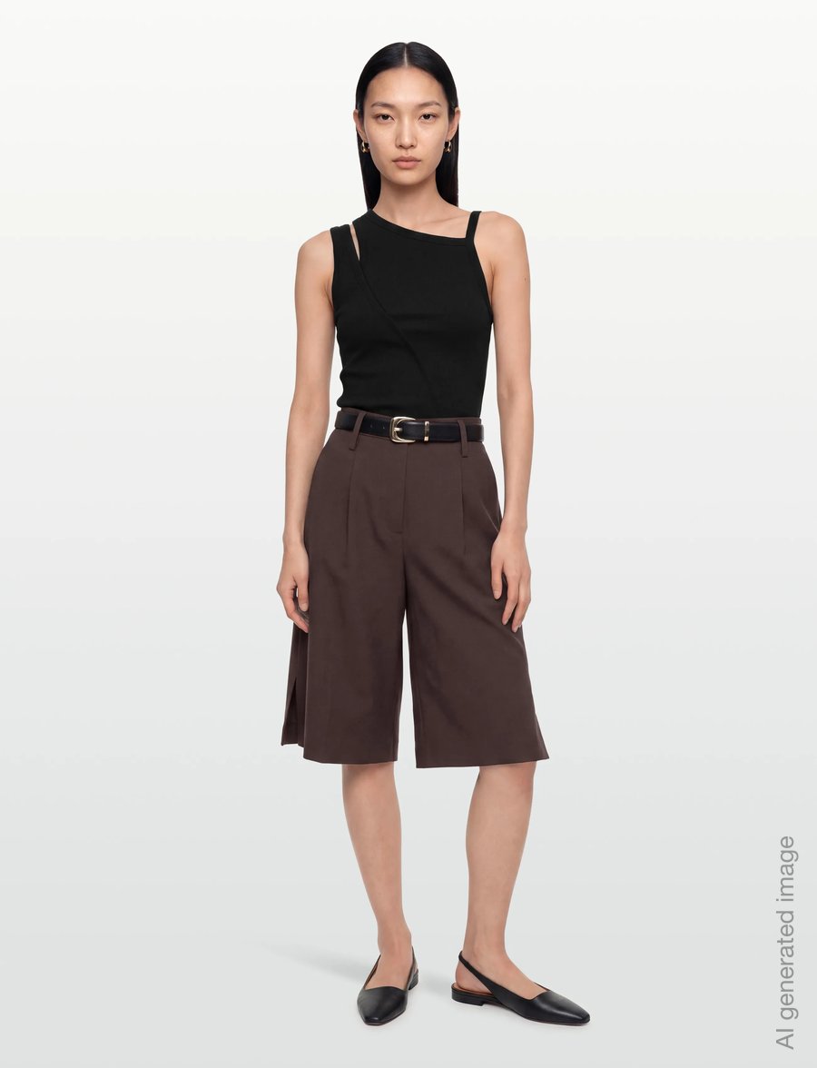 FREE/QUENT - FQMAEVE-SHORTS - bermudas - coffee bean - 0