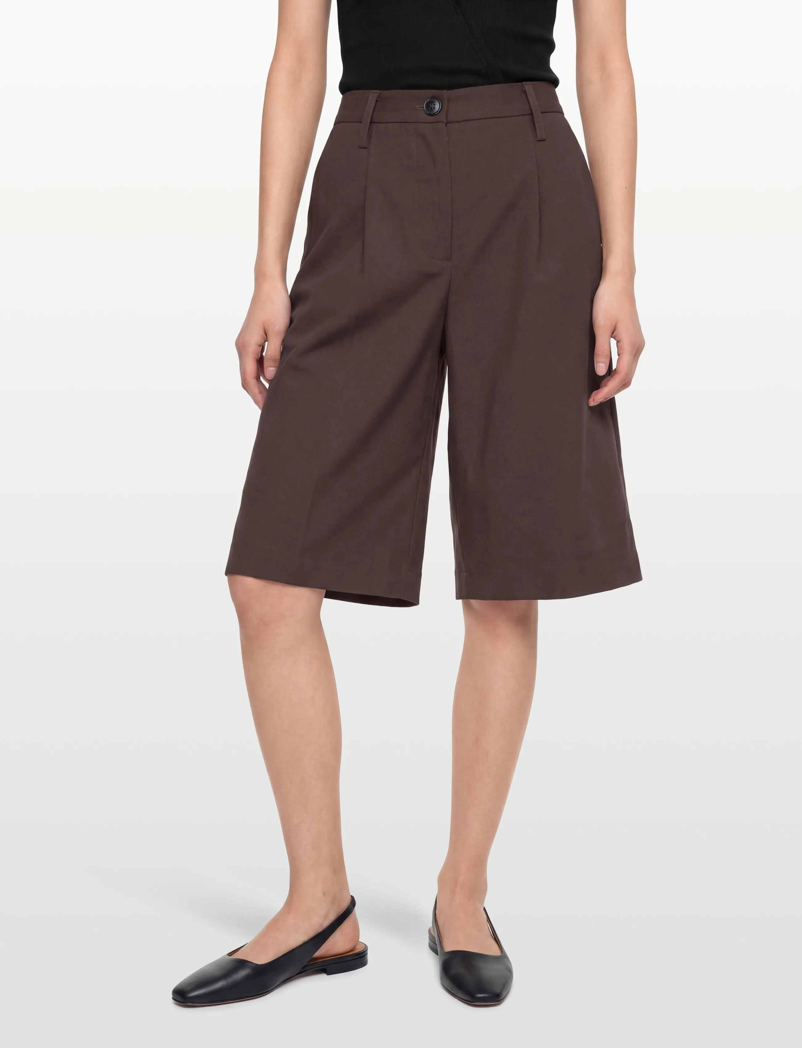 FREE/QUENT - FQMAEVE-SHORTS - coffee bean - 3