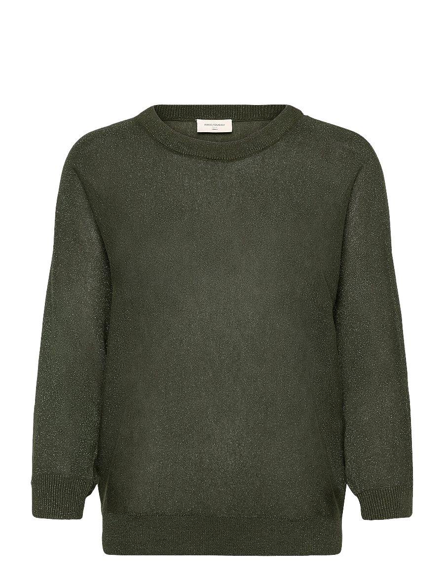 FREE/QUENT - FQBETTY-PULLOVER - stickade tröjor - kombu green - 1
